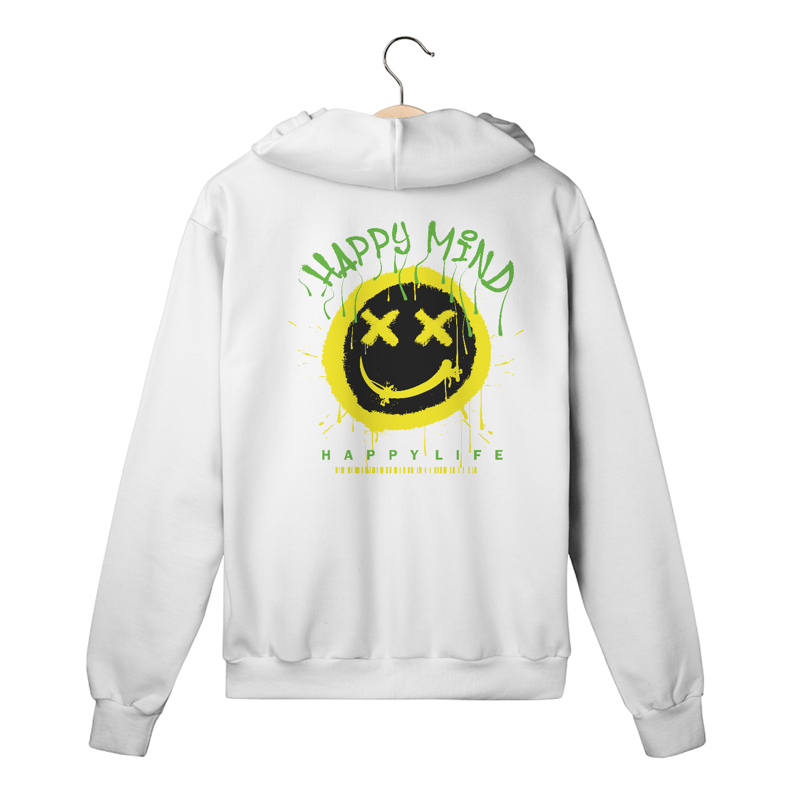 Nome do produto: Moletom com Zíper Happy Mind