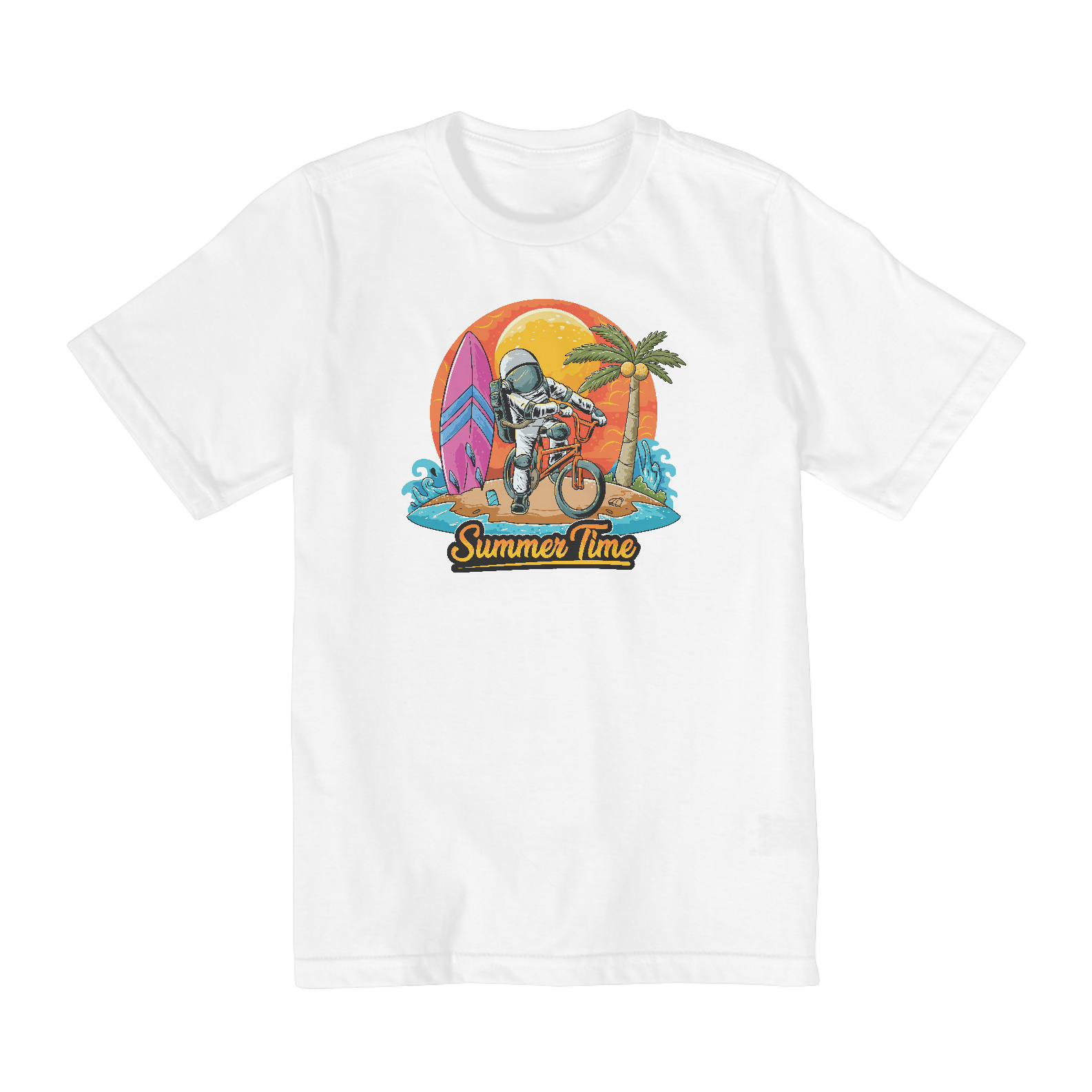 Nome do produto: Camiseta Infantil 10 a 14 anos / Summer Time