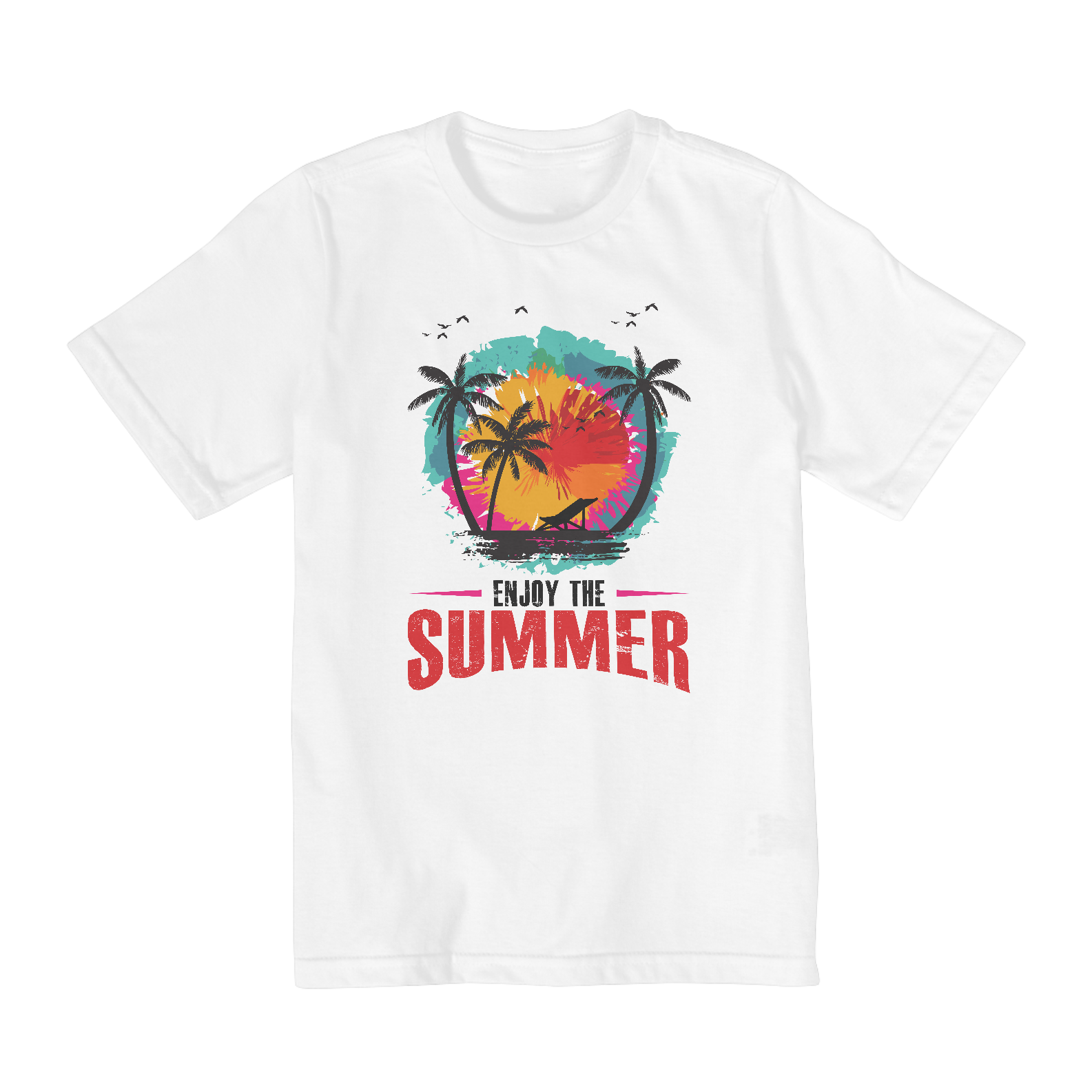 Nome do produto: Camiseta Infantil 2 a 8 anos / Enjoy The Summer