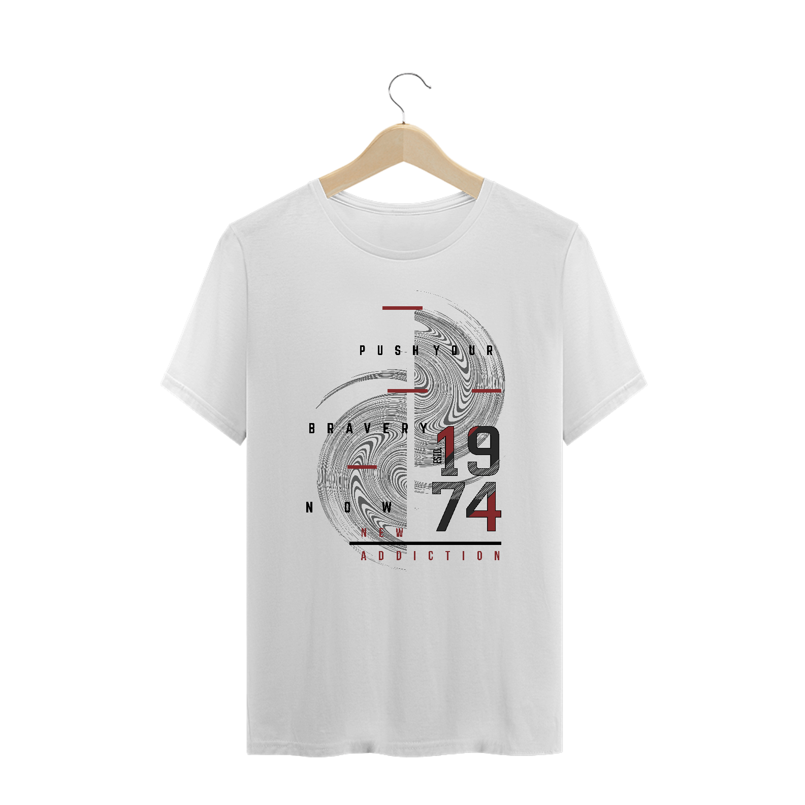 Nome do produto: Camiseta Plus Size Bravery 1974 I