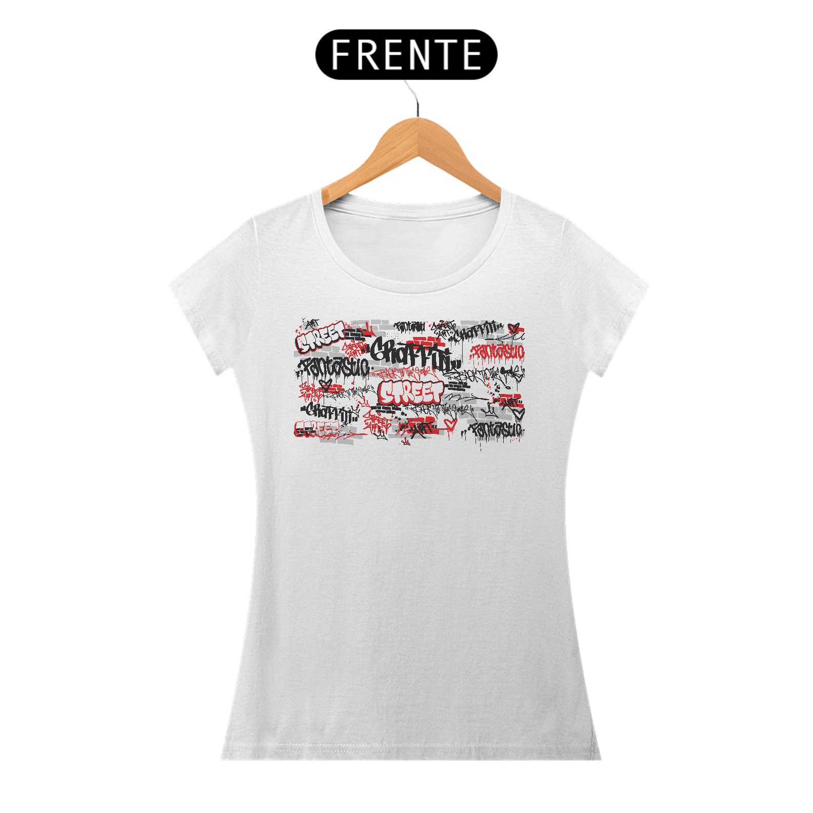 Nome do produto: Camiseta Feminina Graffiti IV