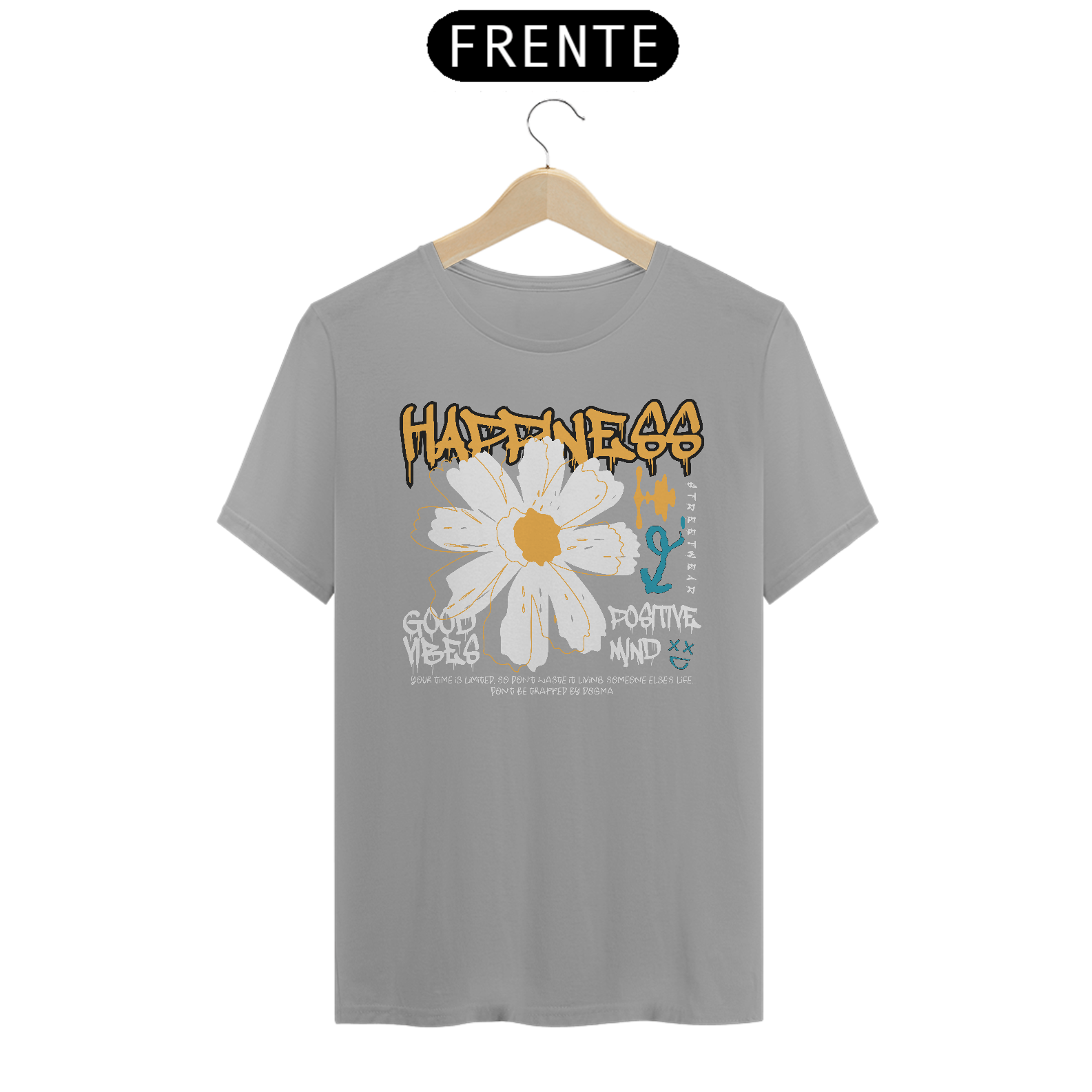 Nome do produto: Camiseta Happiness