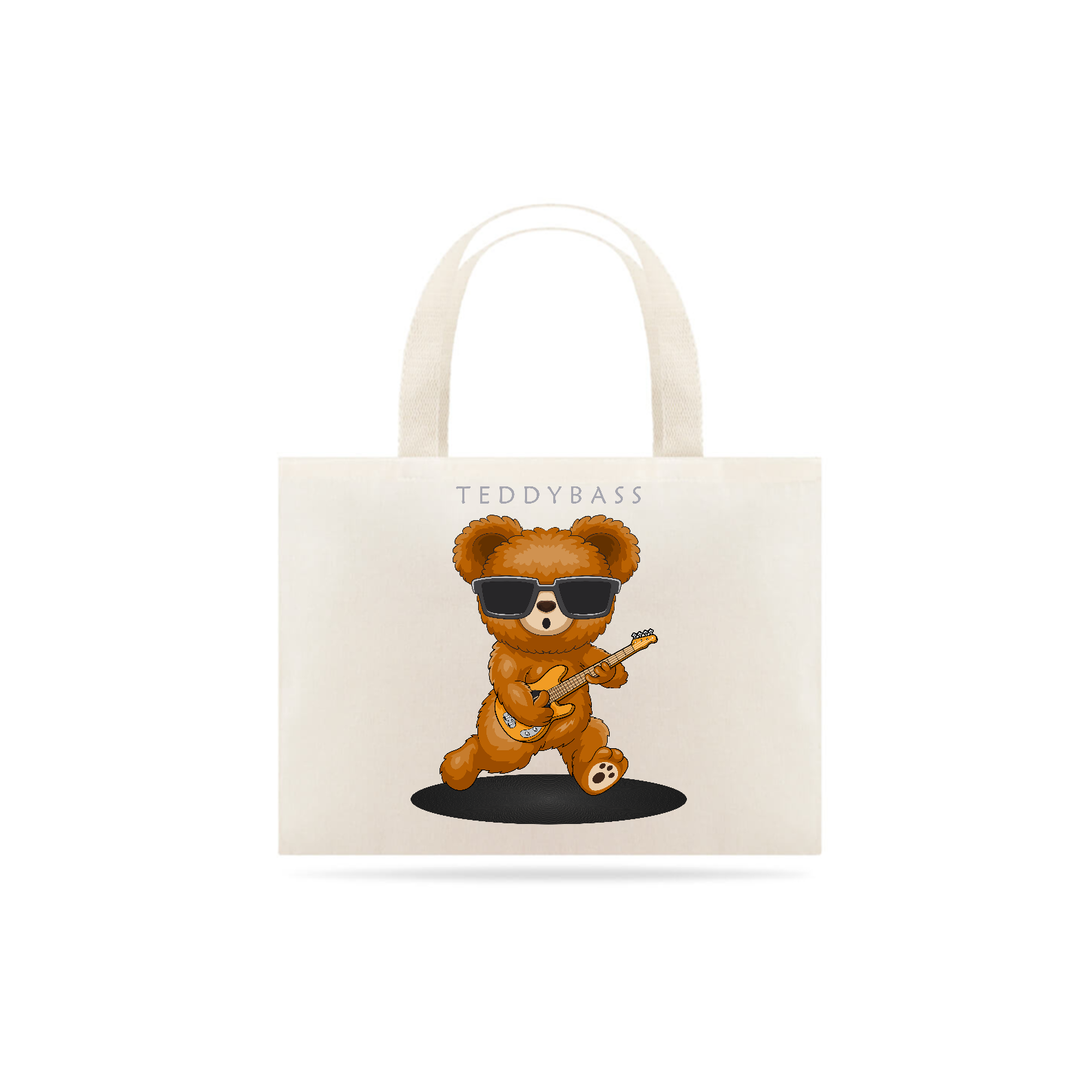 Nome do produto: Ecobag Urso Guitarra