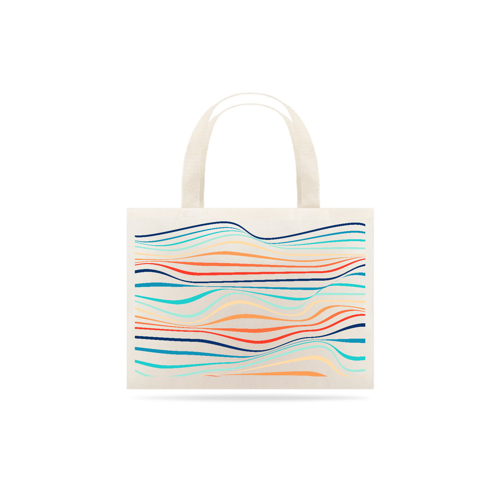 Nome do produto: Ecobag / Ondas Coloridas