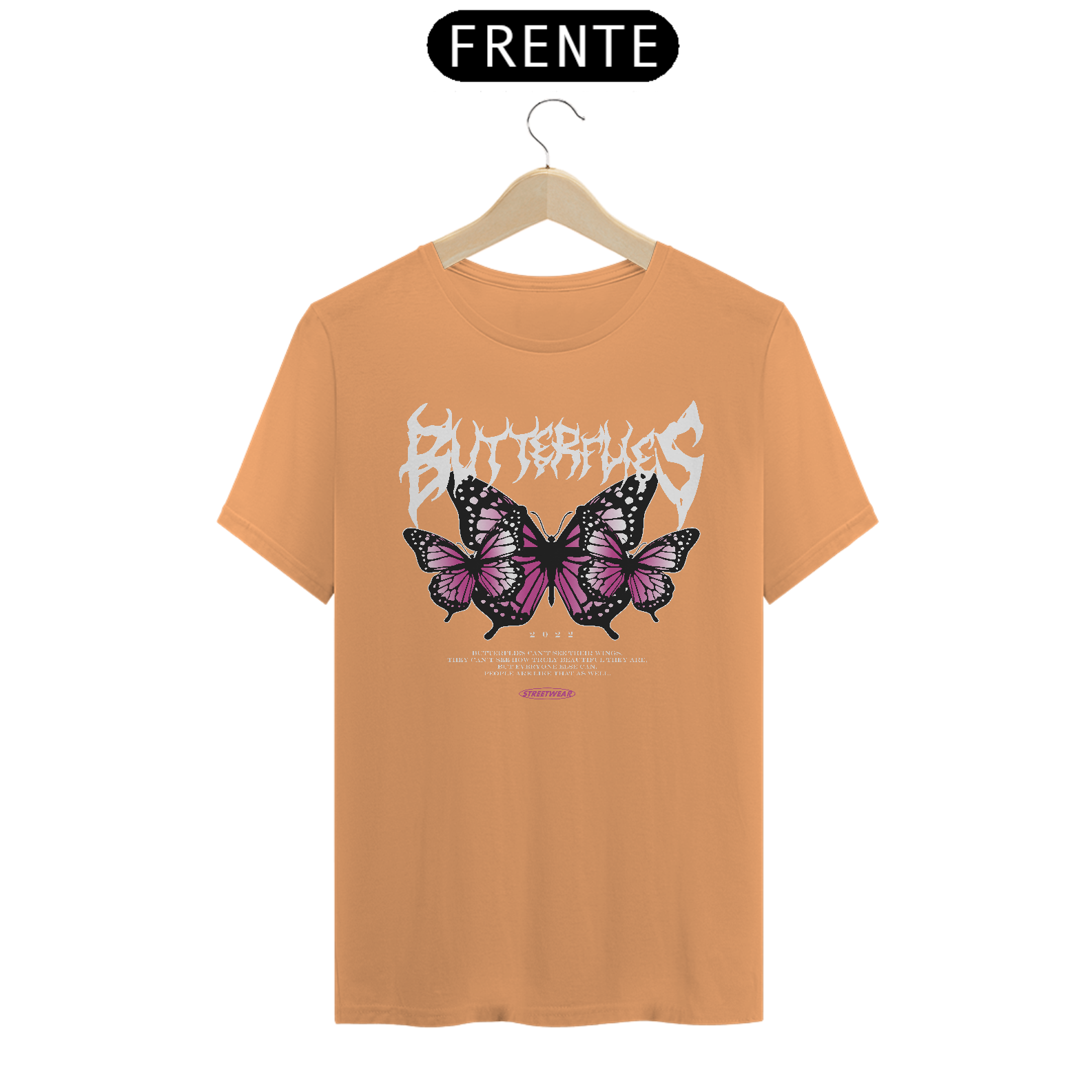 Nome do produto: Camiseta Estonada / Butterflies