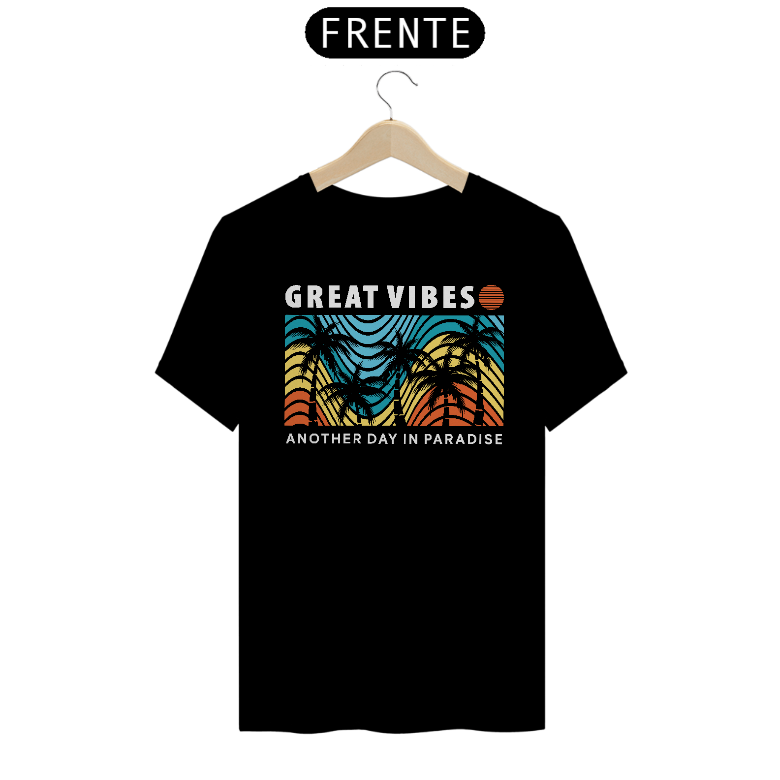 Nome do produto: Camiseta Great Vibes