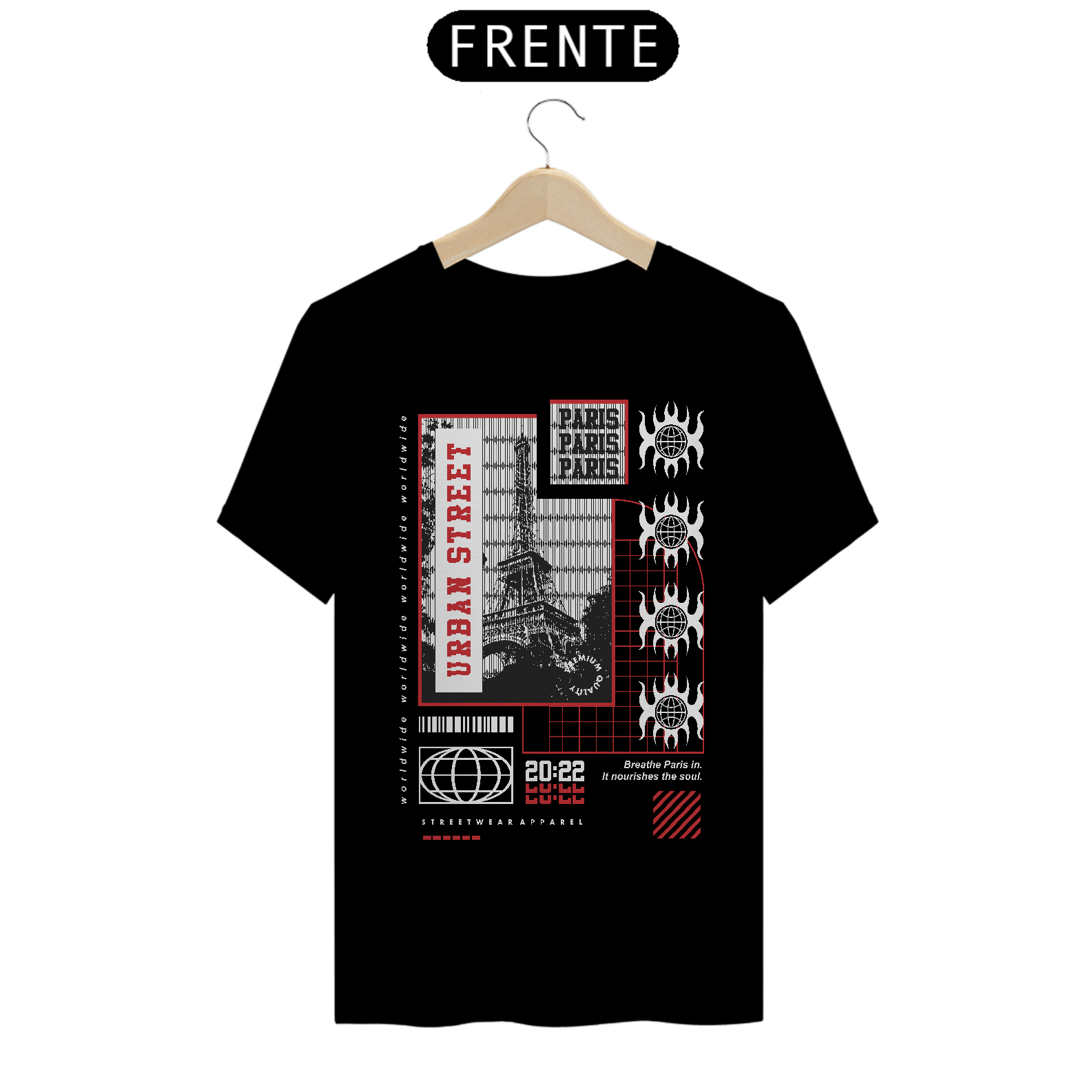 Nome do produto: Cmiseta Urban Street Paris