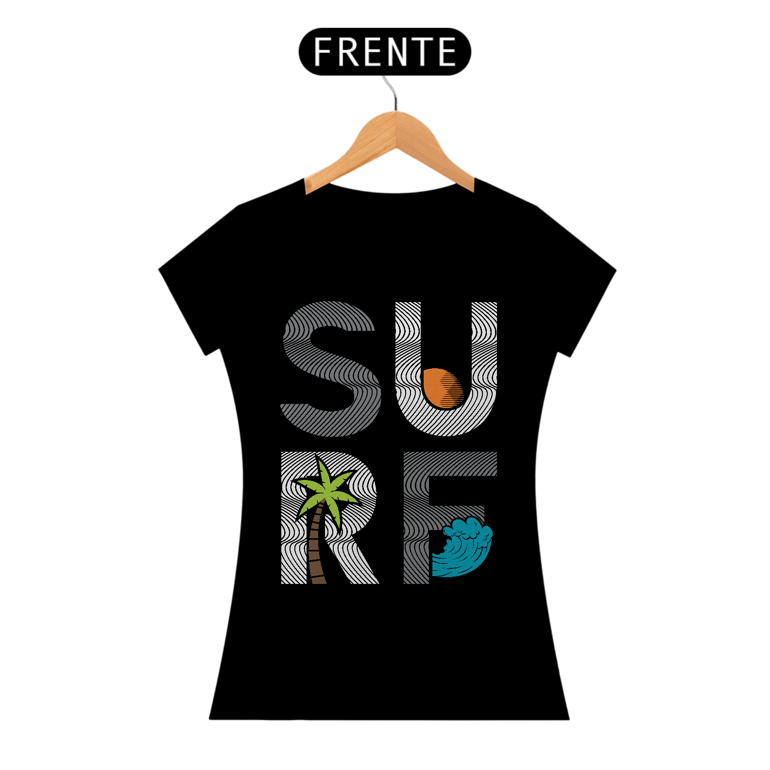 Nome do produto: Camiset Feminina Surf