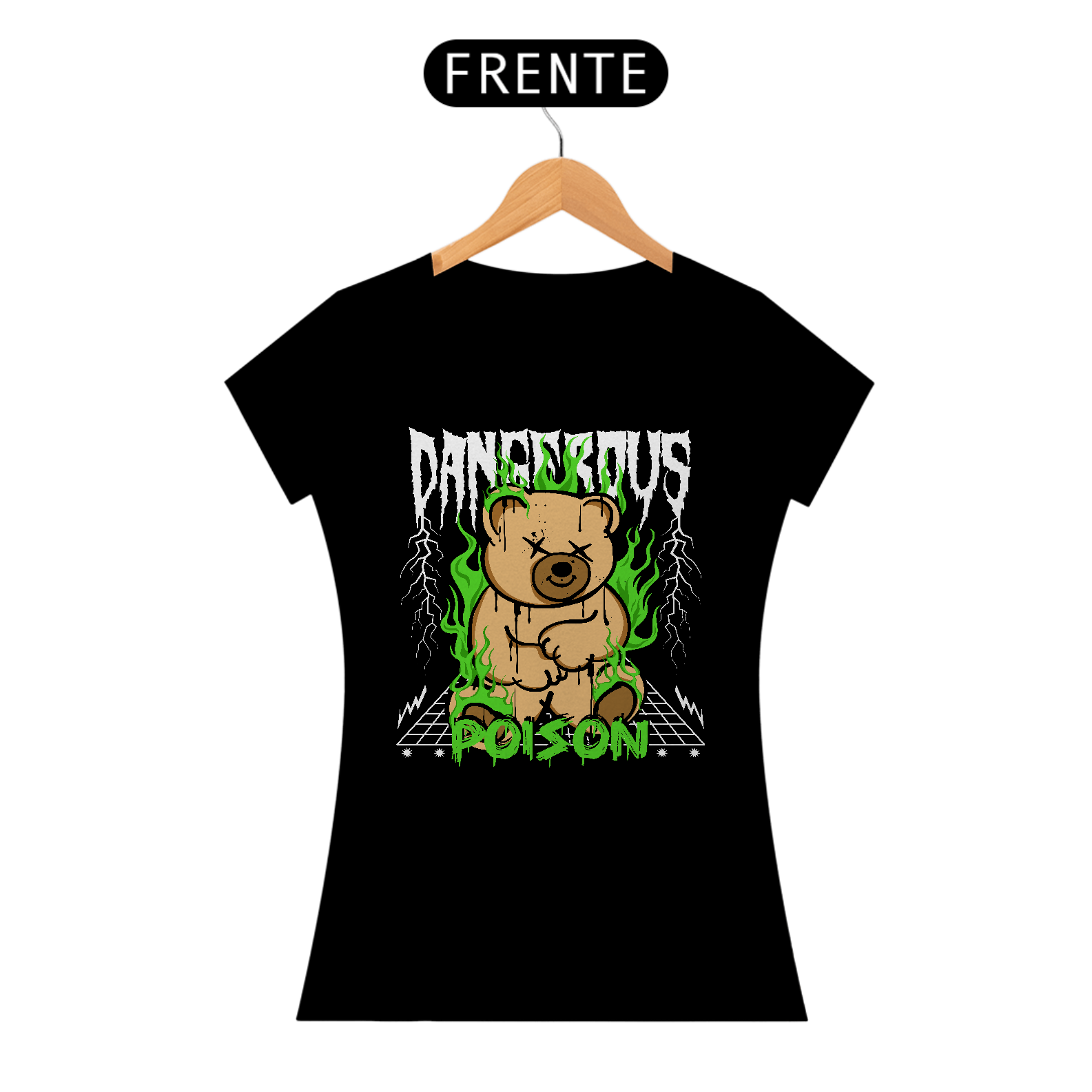 Nome do produto: Camiseta Urso Poison