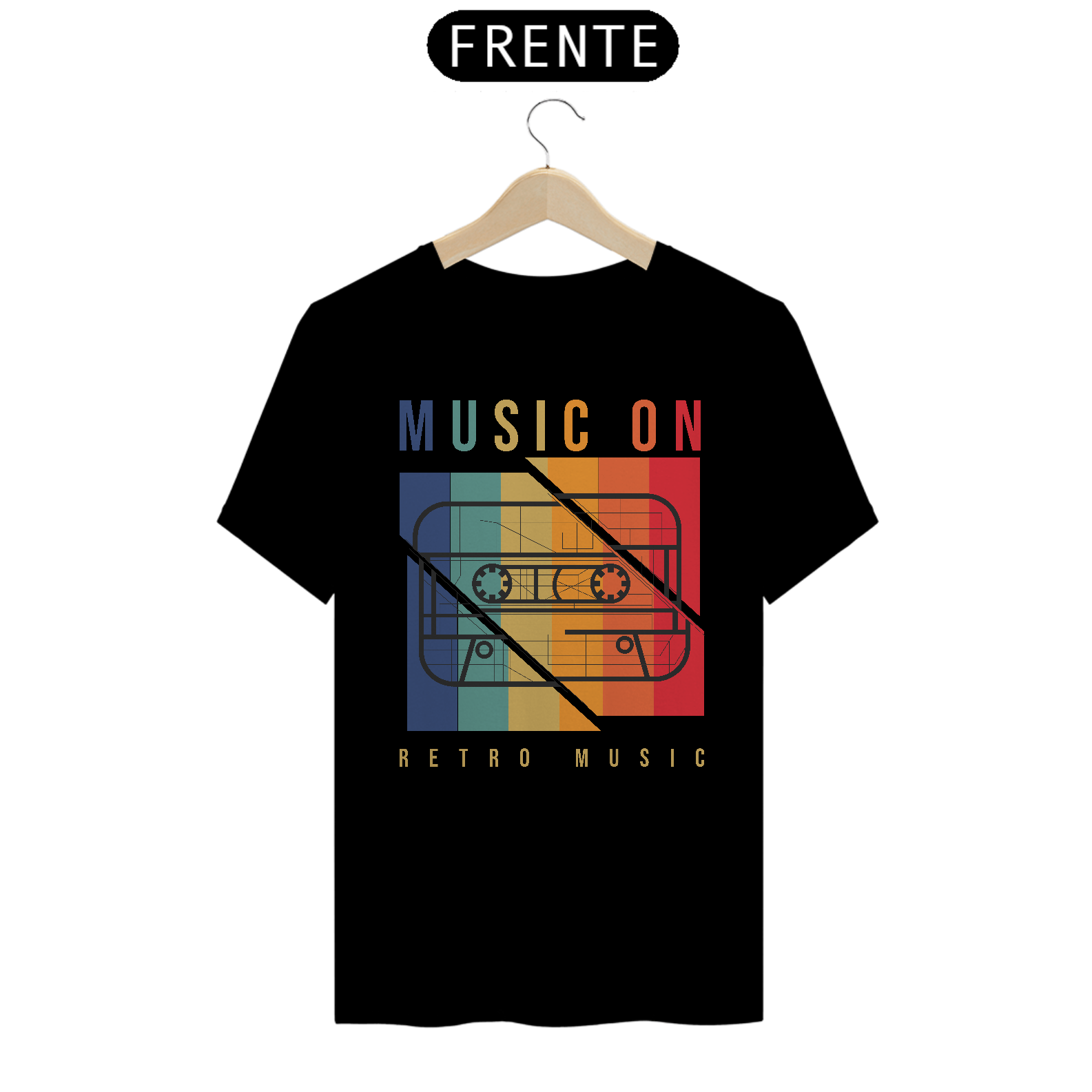 Nome do produto: Camiseta Musica On