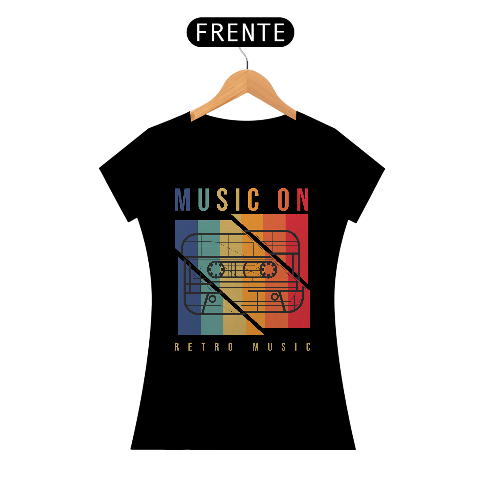 Nome do produto: Camiseta Music On