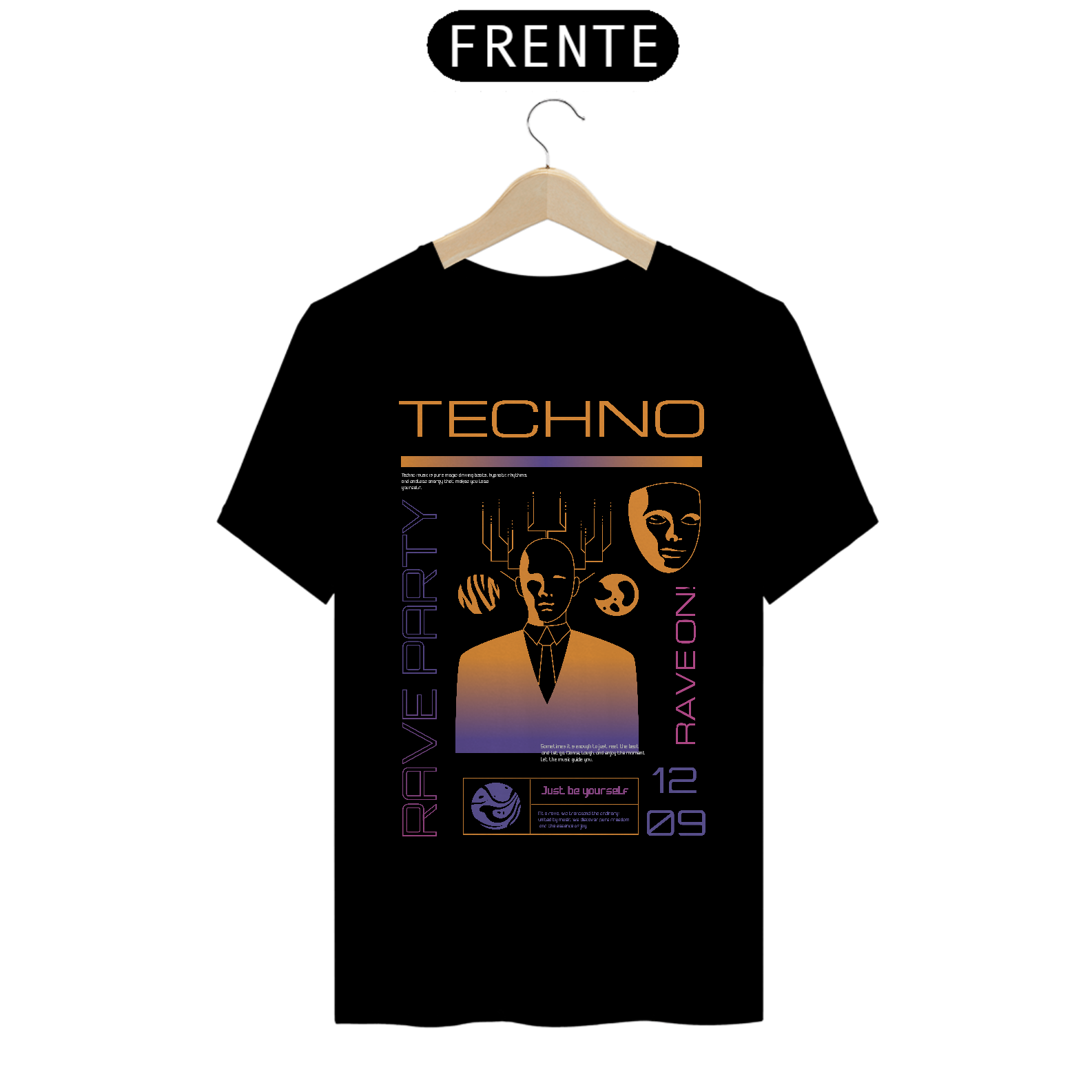 Nome do produto: Camiseta Techno Rave
