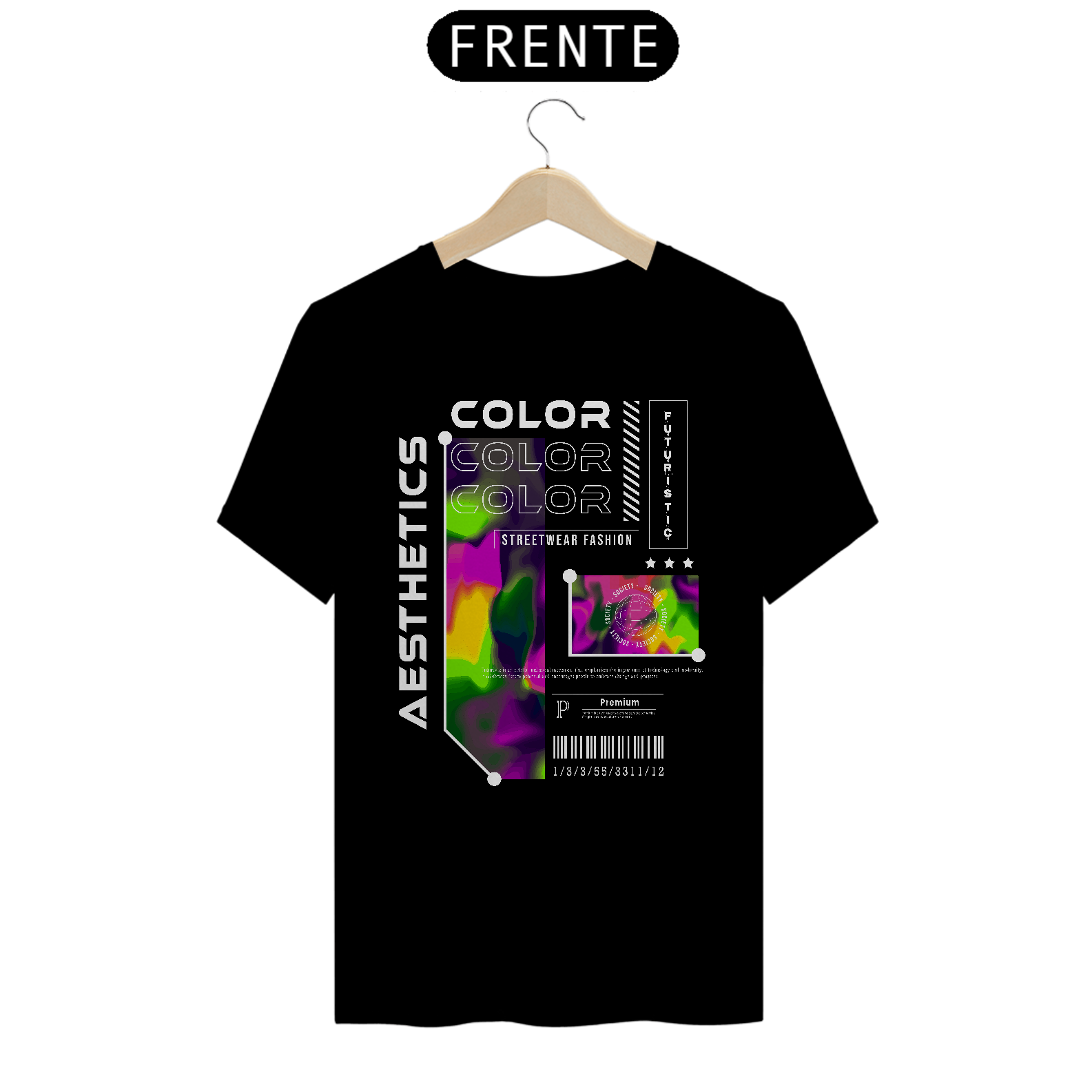 Nome do produto: Camiseta Aesthetics Color
