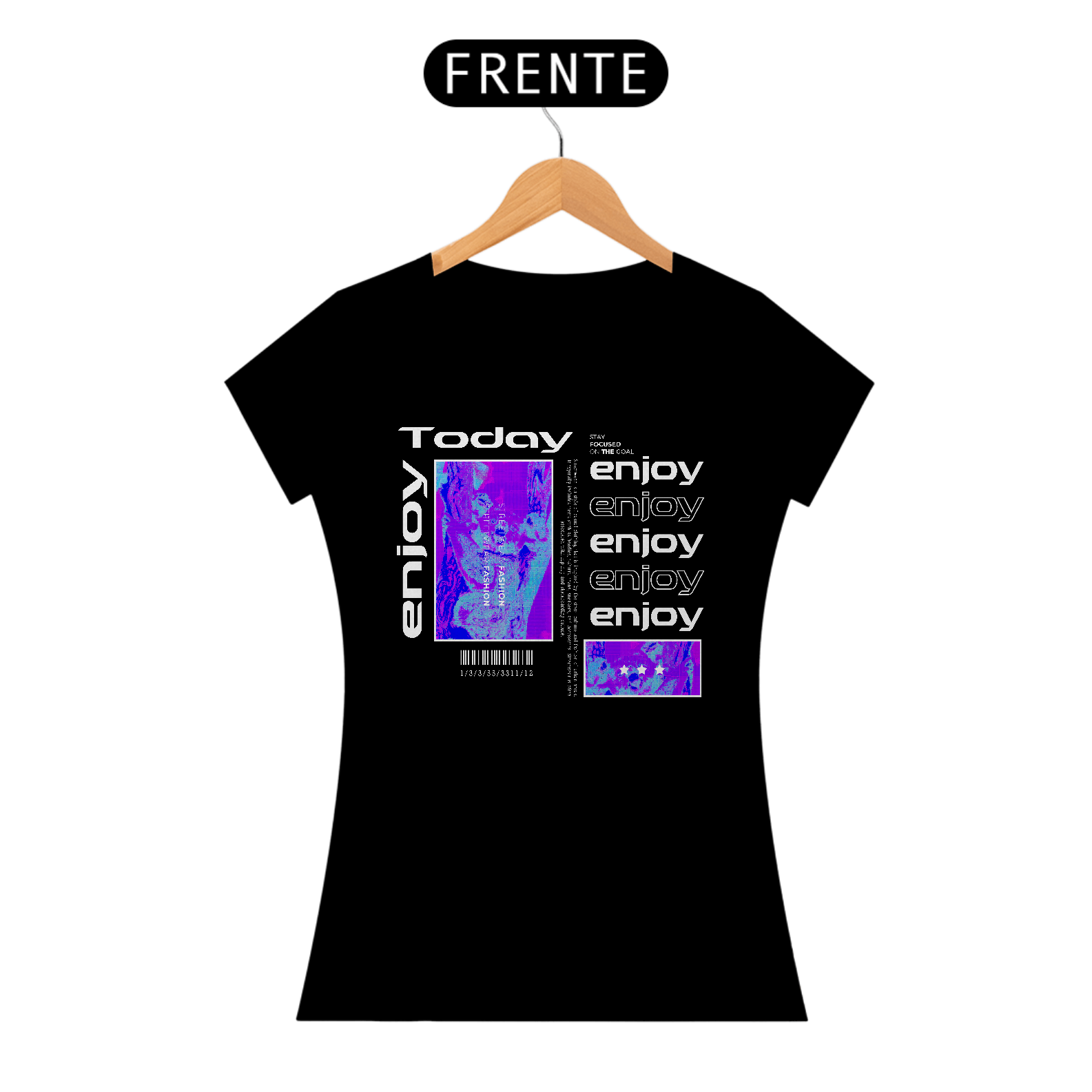 Nome do produto: Camiseta Feminina Enjoy Today
