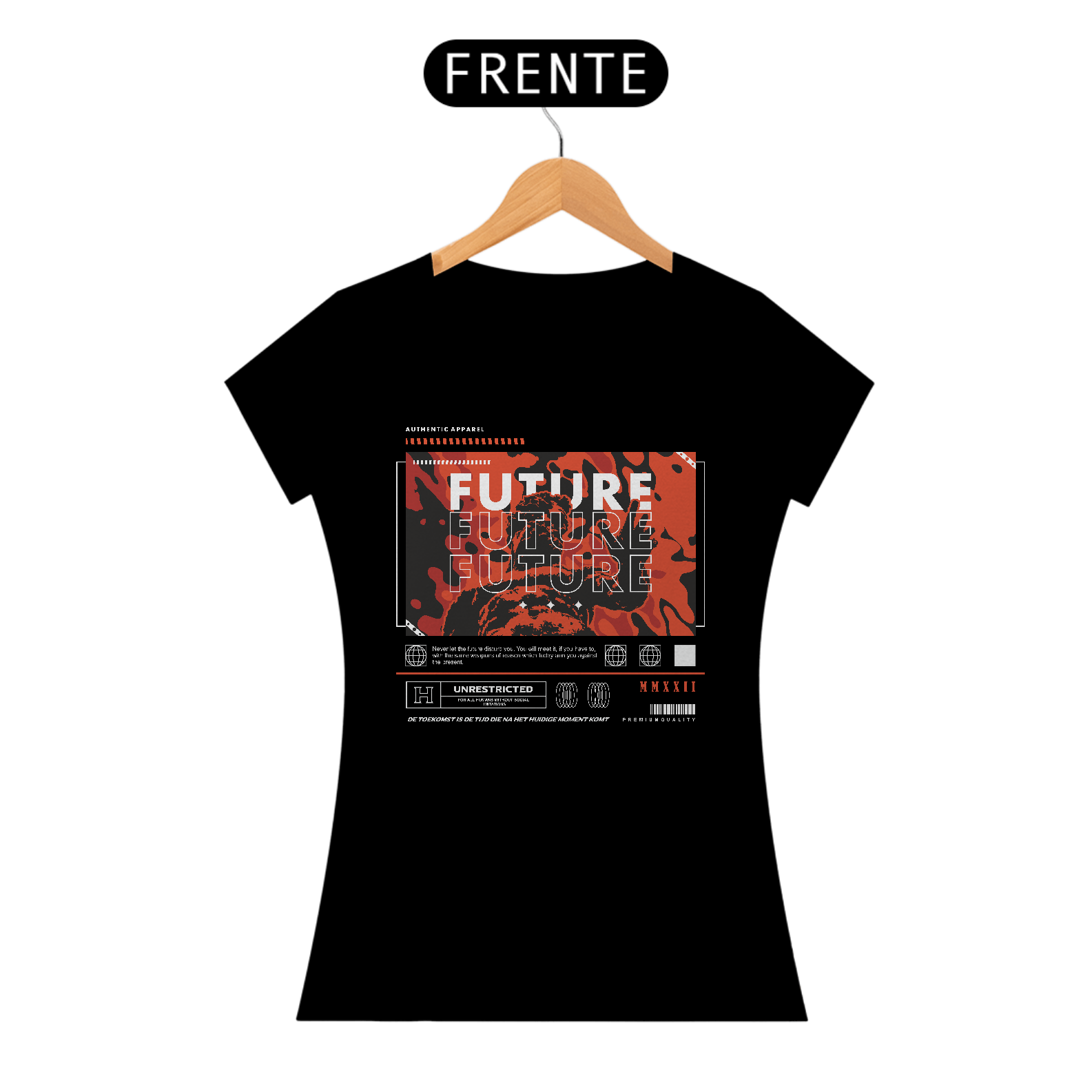 Nome do produto: Camiseta Feminina Future 