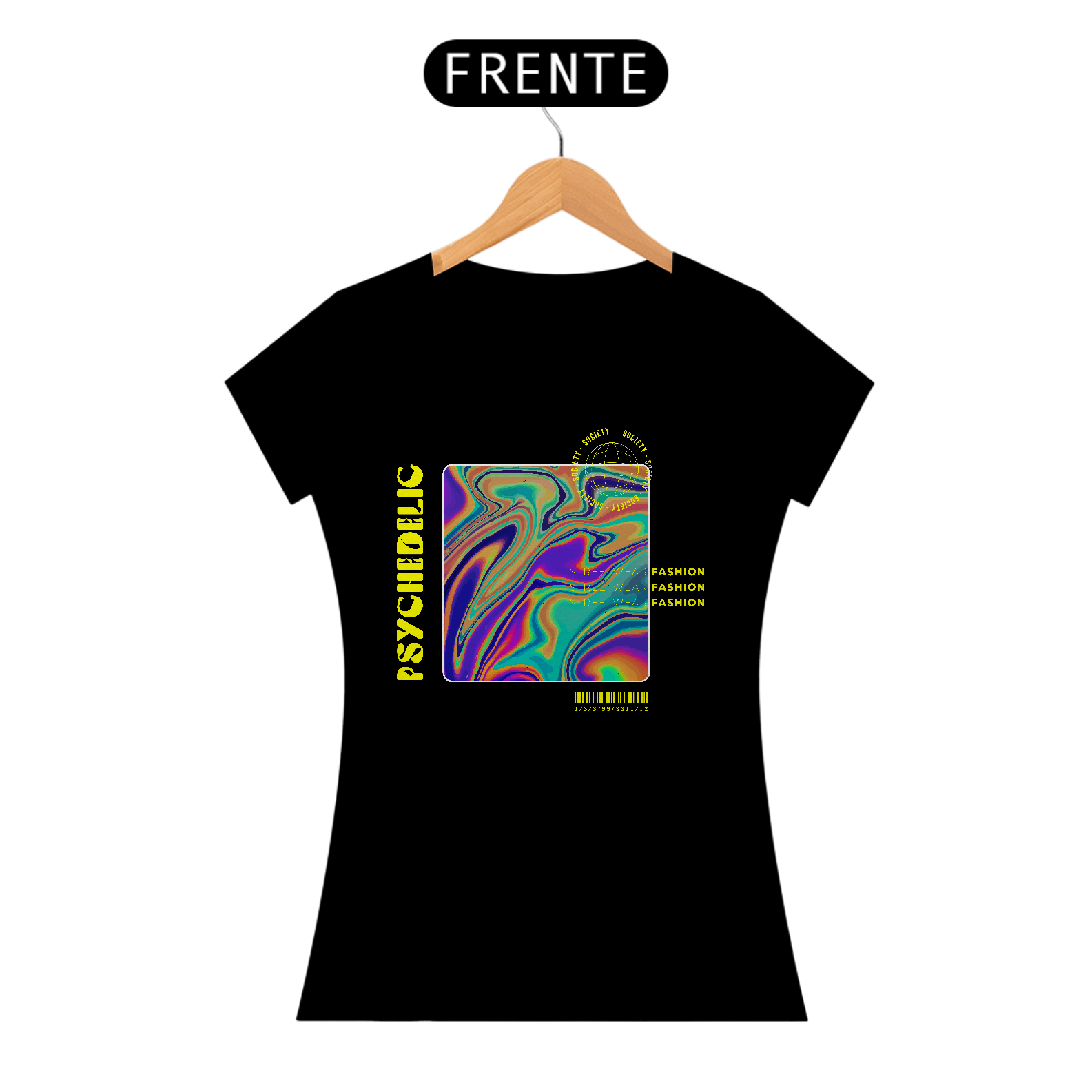 Nome do produto: Camiseta Feminina Psychedelic II