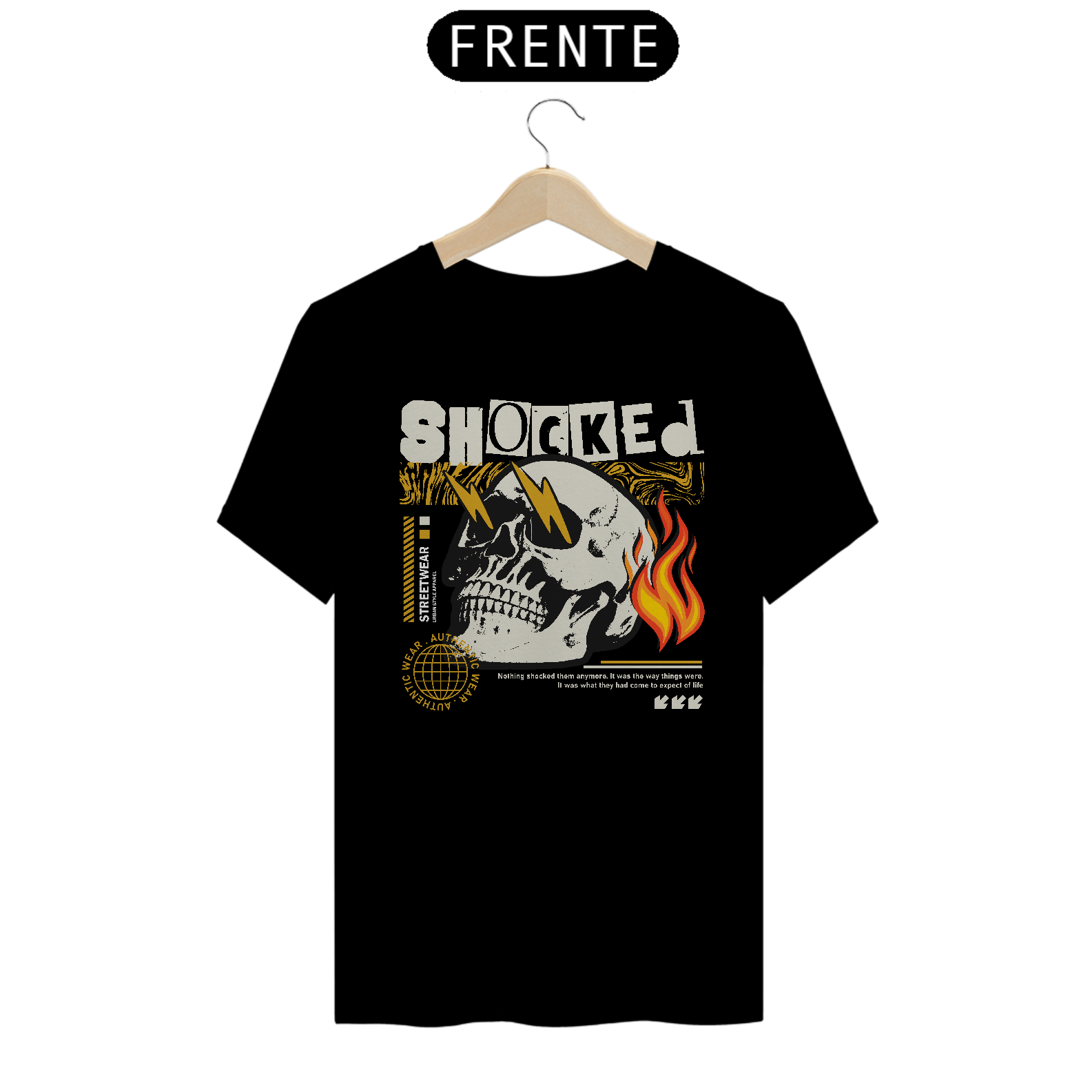 Nome do produto: Camiseta Shocked