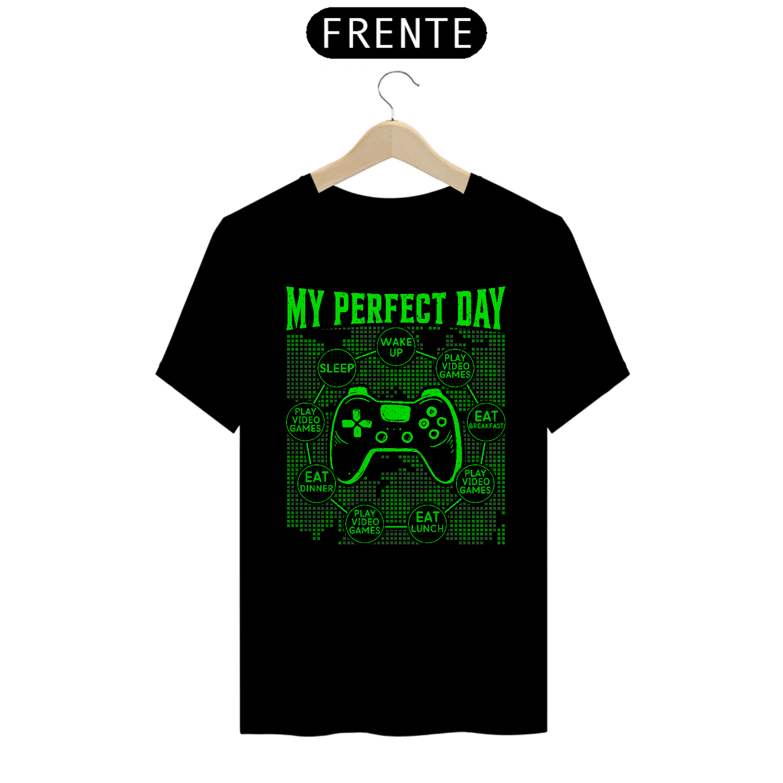 Nome do produto: Camiseta Gamer Perfect Day