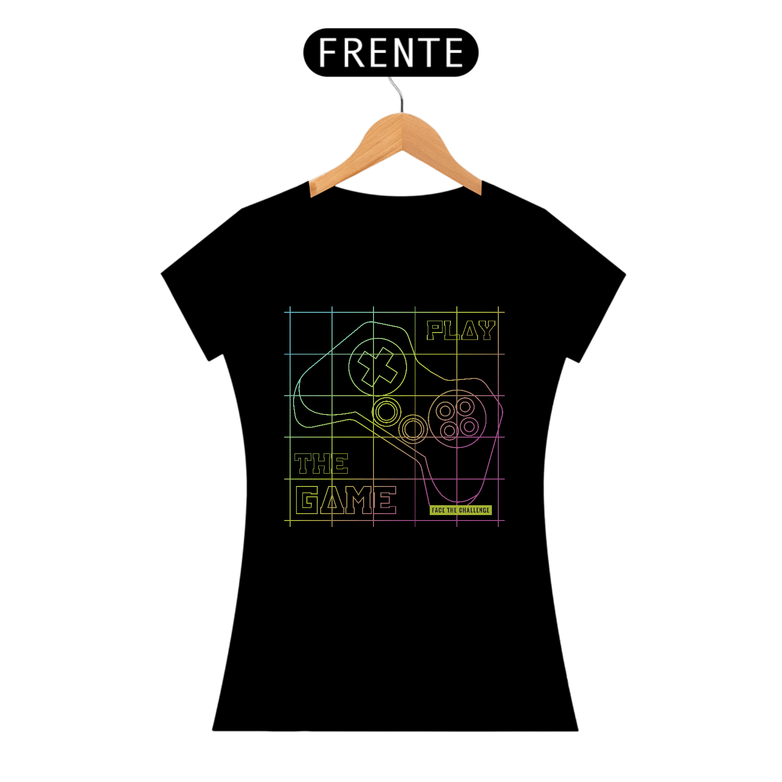 Nome do produto: Camiseta Feminina Play The Game
