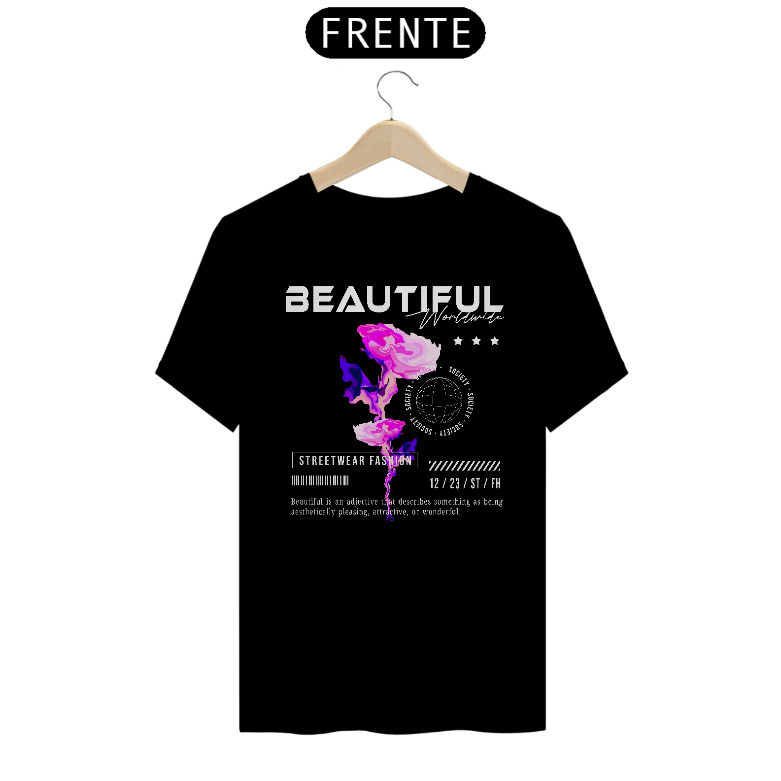 Nome do produto: Camiseta Beautiful
