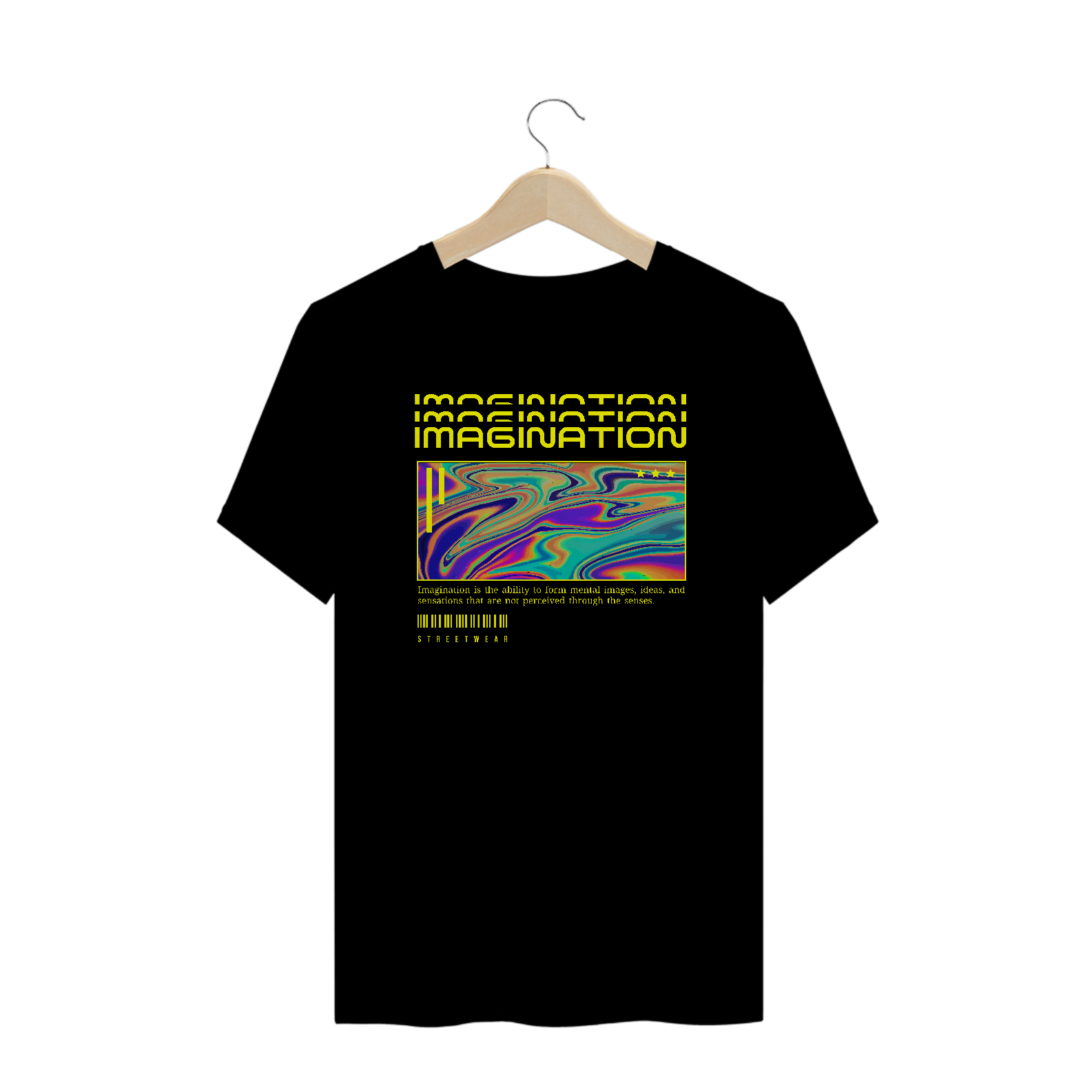 Nome do produto: Camiseta Plus Size Imagination