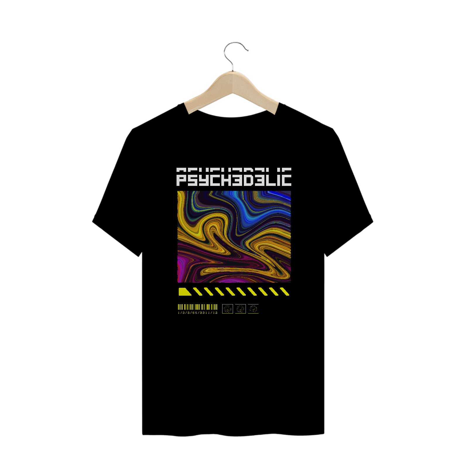 Nome do produto: Camiseta Plus Size Psychedelic