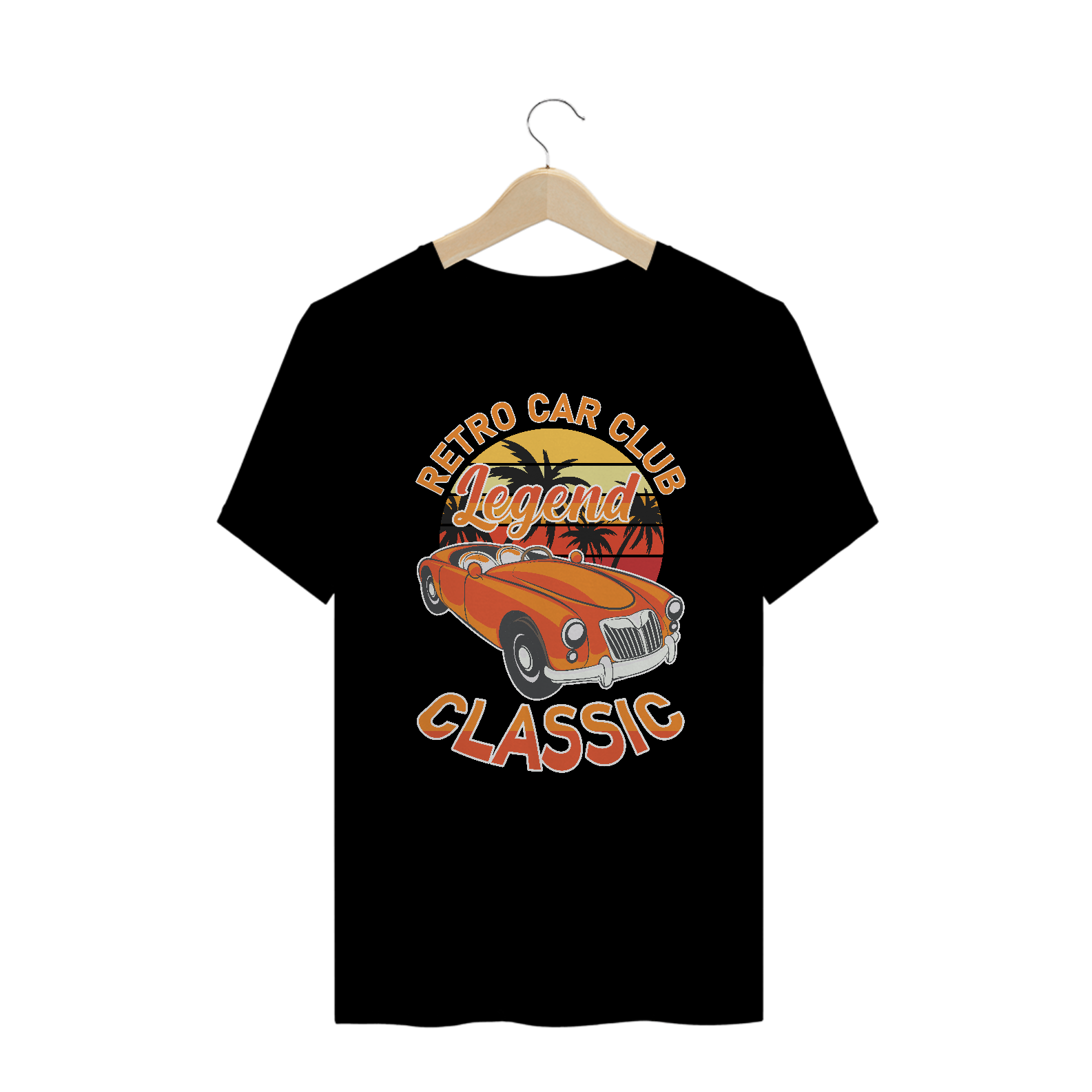 Nome do produto: Camiseta Plus Size Retro Car Club