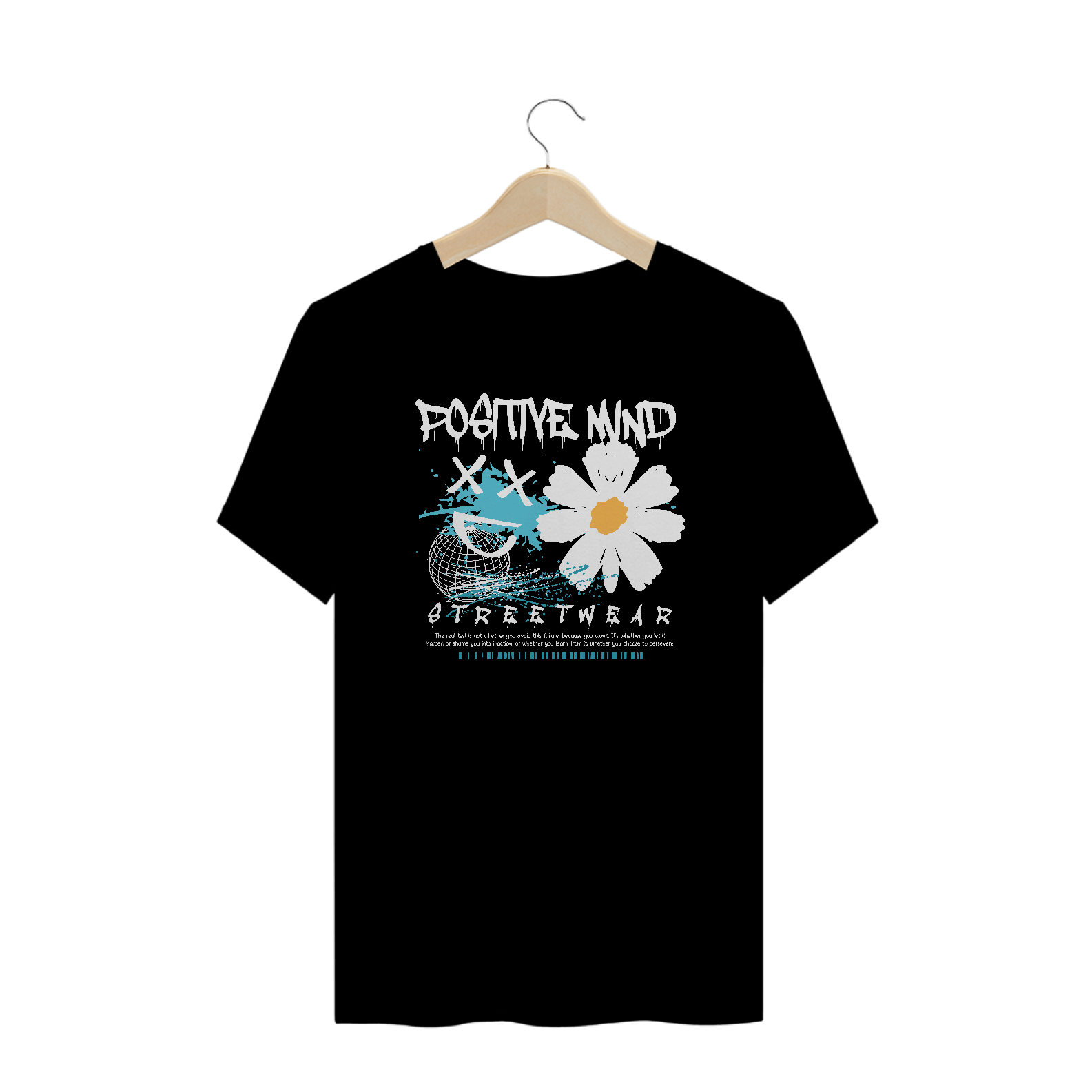 Nome do produto: Camiseta Plus Size Positive Mind