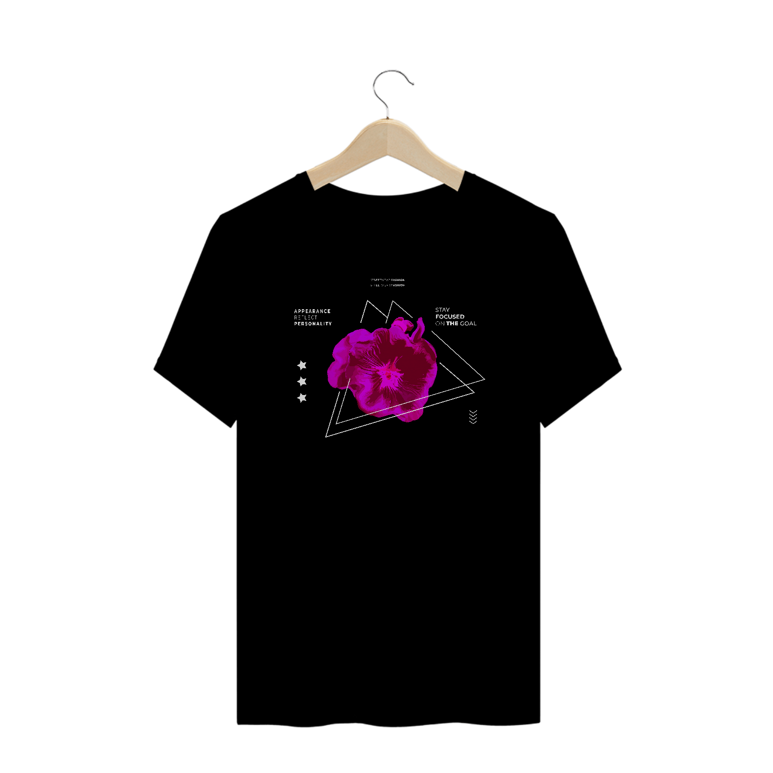 Nome do produto: Camiseta Plus Size Flor Rosa