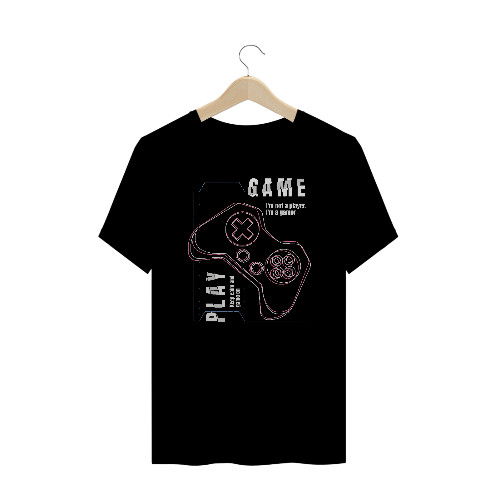 Nome do produto: Camiseta Plus Size Game Play