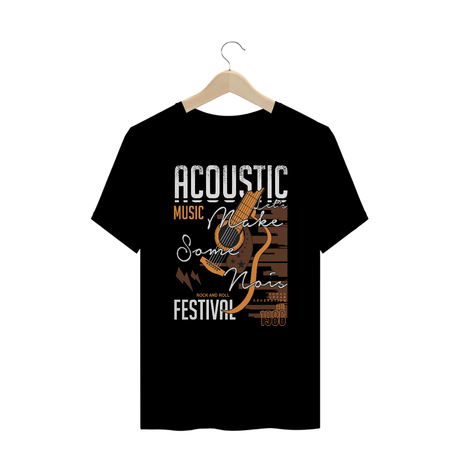 Nome do produto: Camiseta Plus Size Acoustic Festival