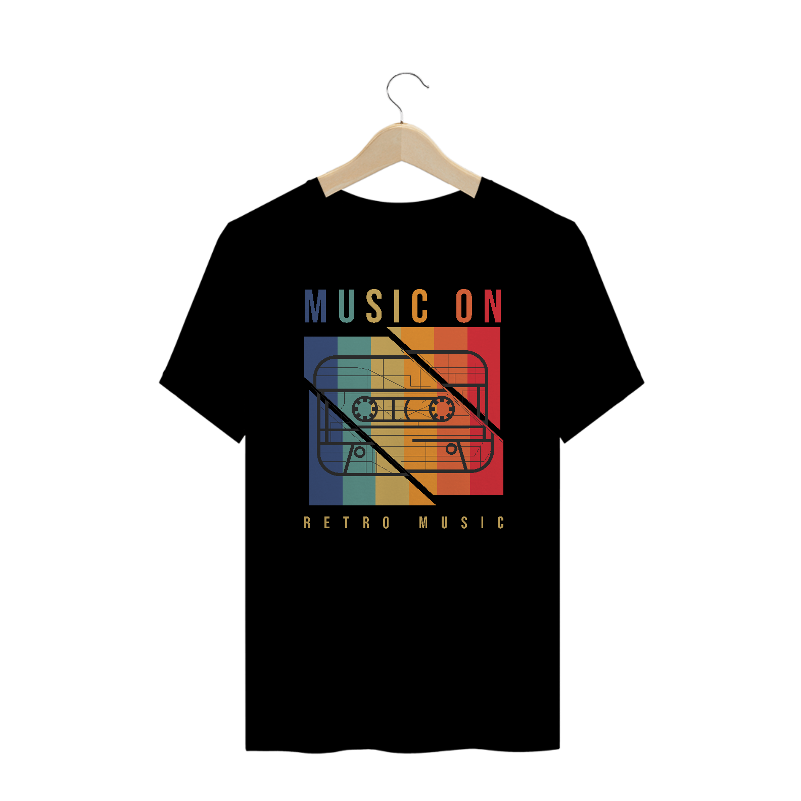 Nome do produto: Camiseta Plus Size Music On