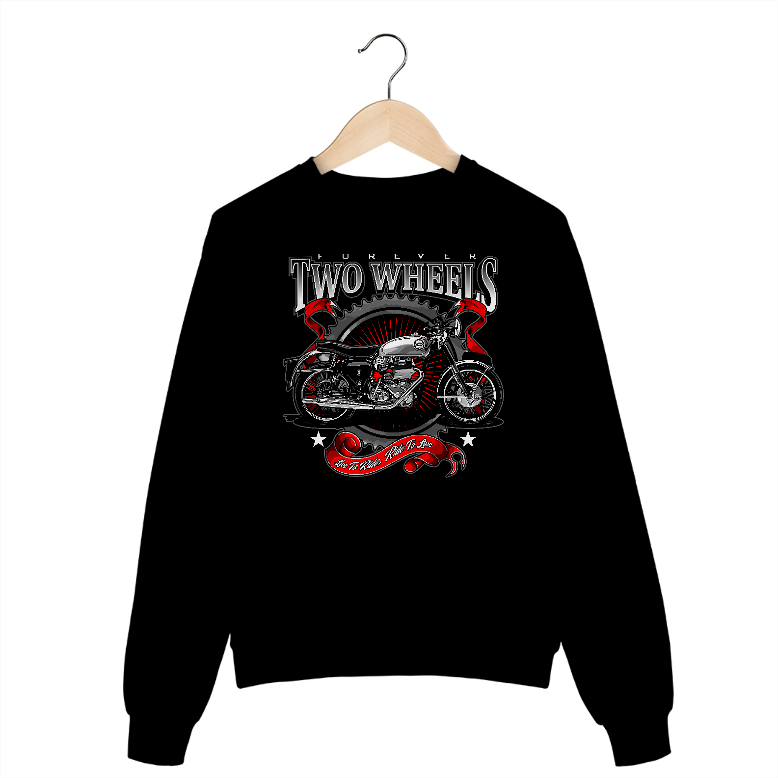Nome do produto: Moletom Blusão Two Wheels