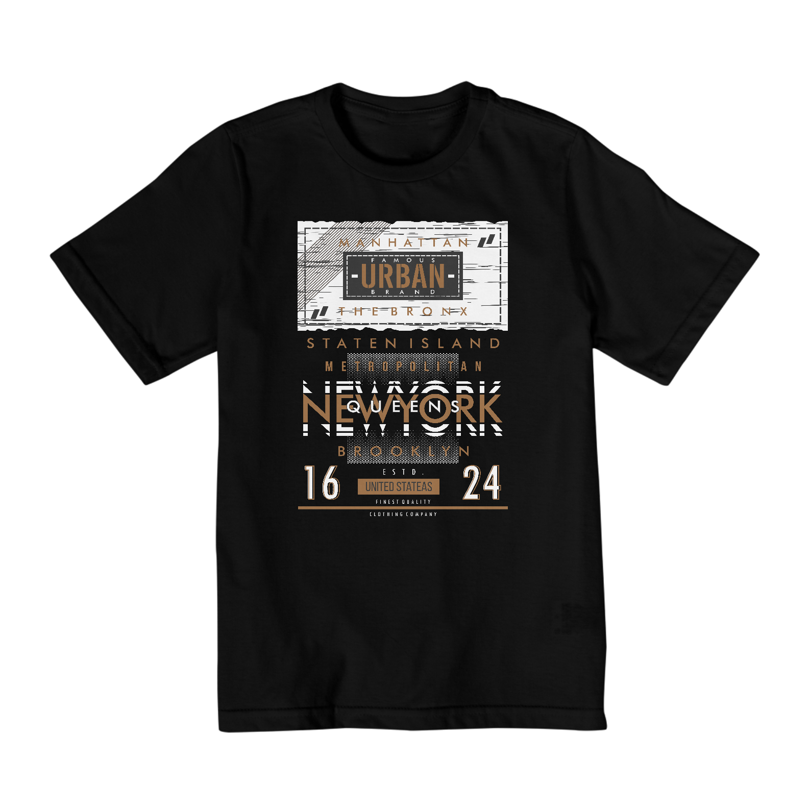 Nome do produto: Camiseta Infantil 10 a 14 anos / Urban New York