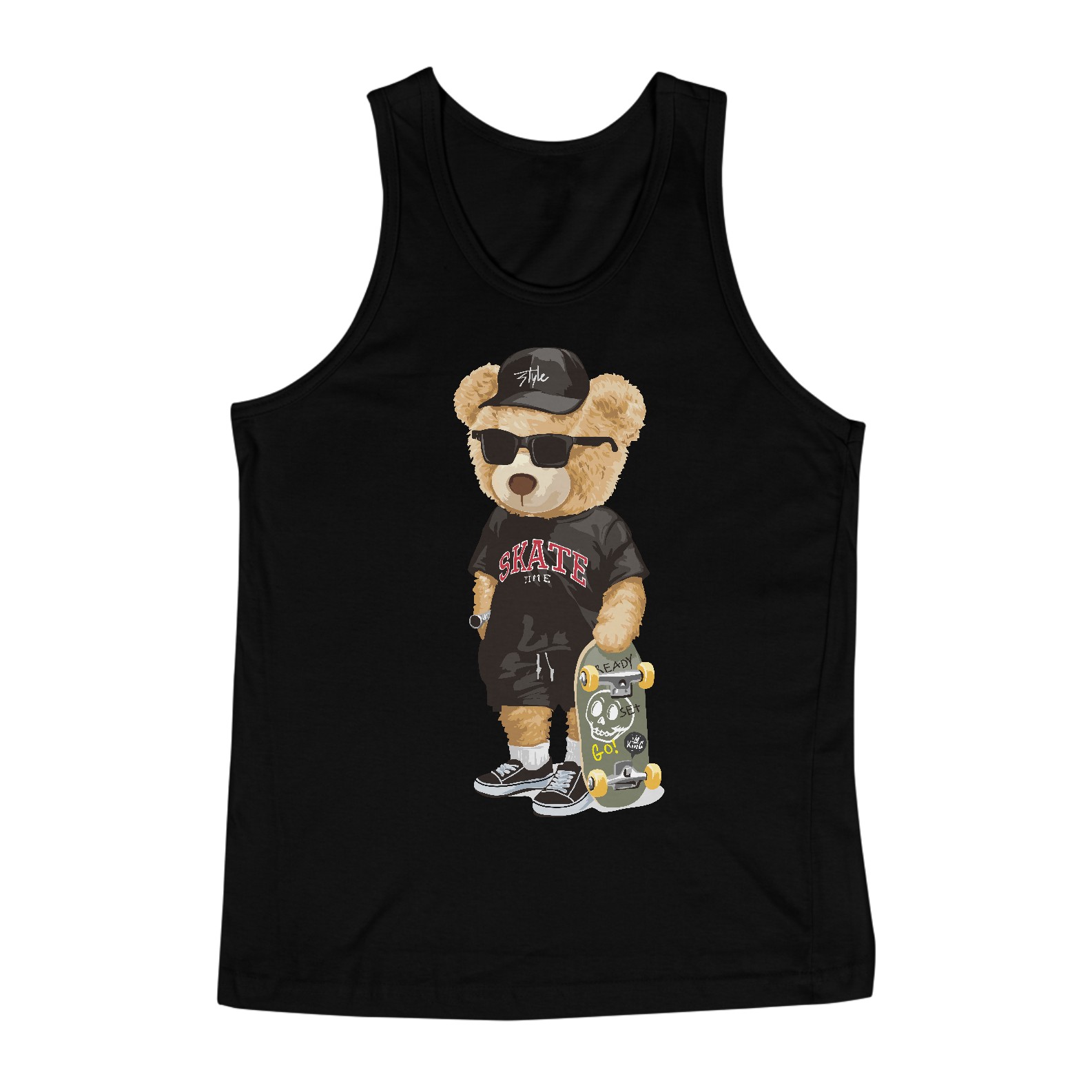 Nome do produto: Regata / Urso Skate