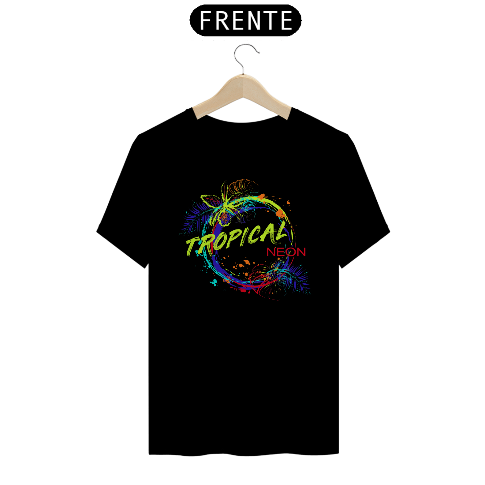 Nome do produto: Camiseta Tropical Neon