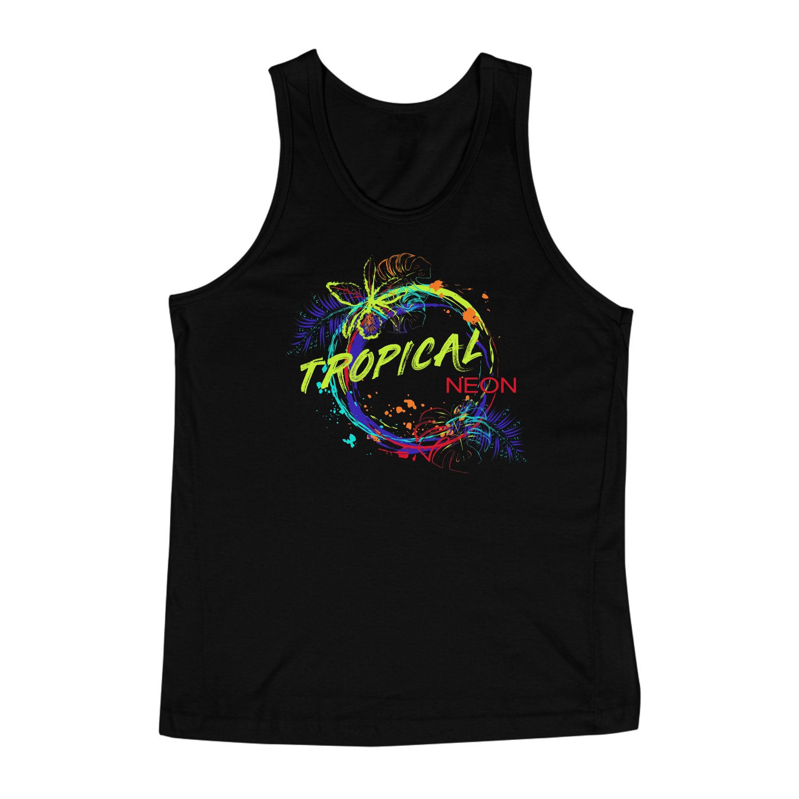 Nome do produto: Regata / Tropical Neon