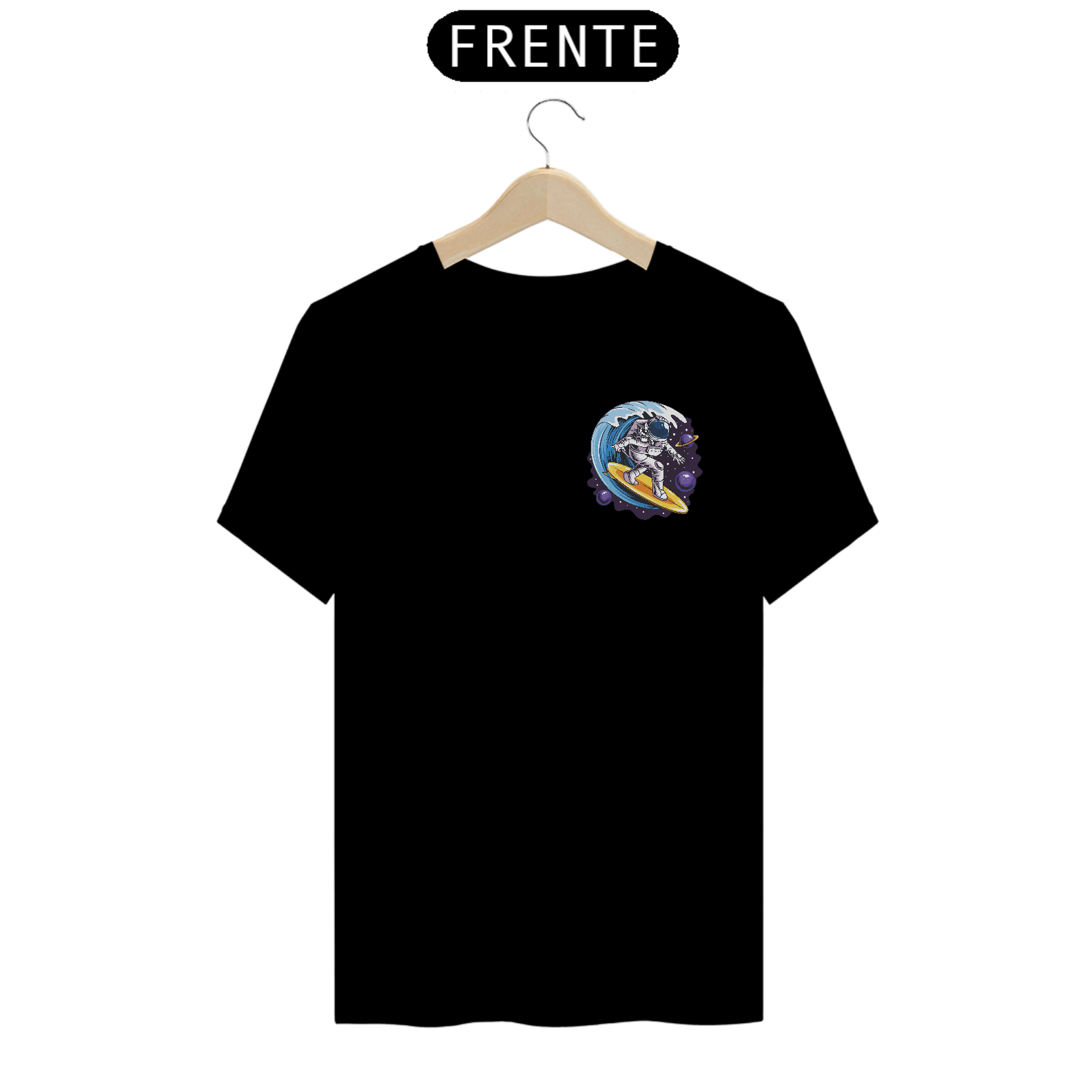 Nome do produto: Camiseta Surf no Espaço 