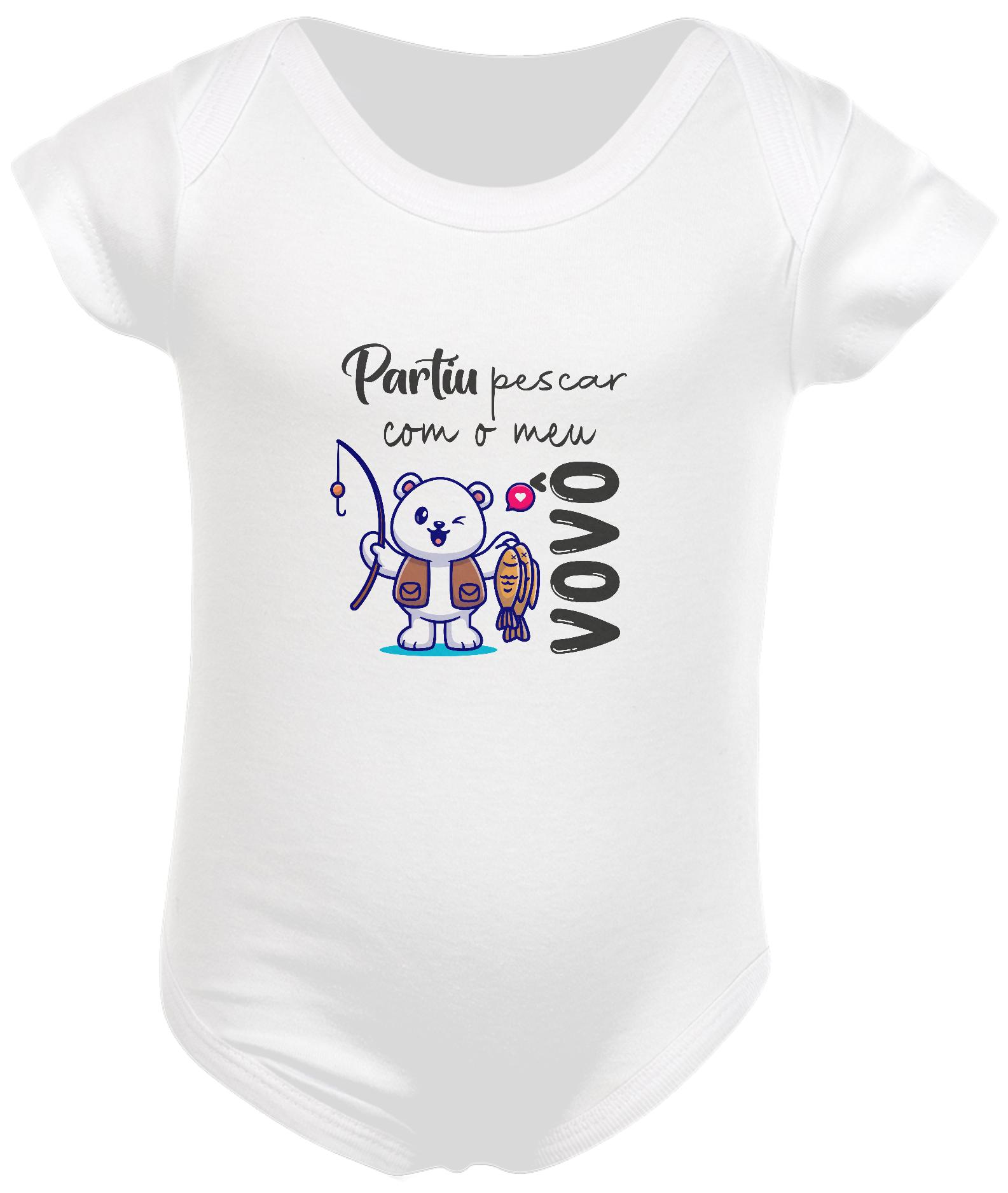 Body infantil partiu pescar com vovô