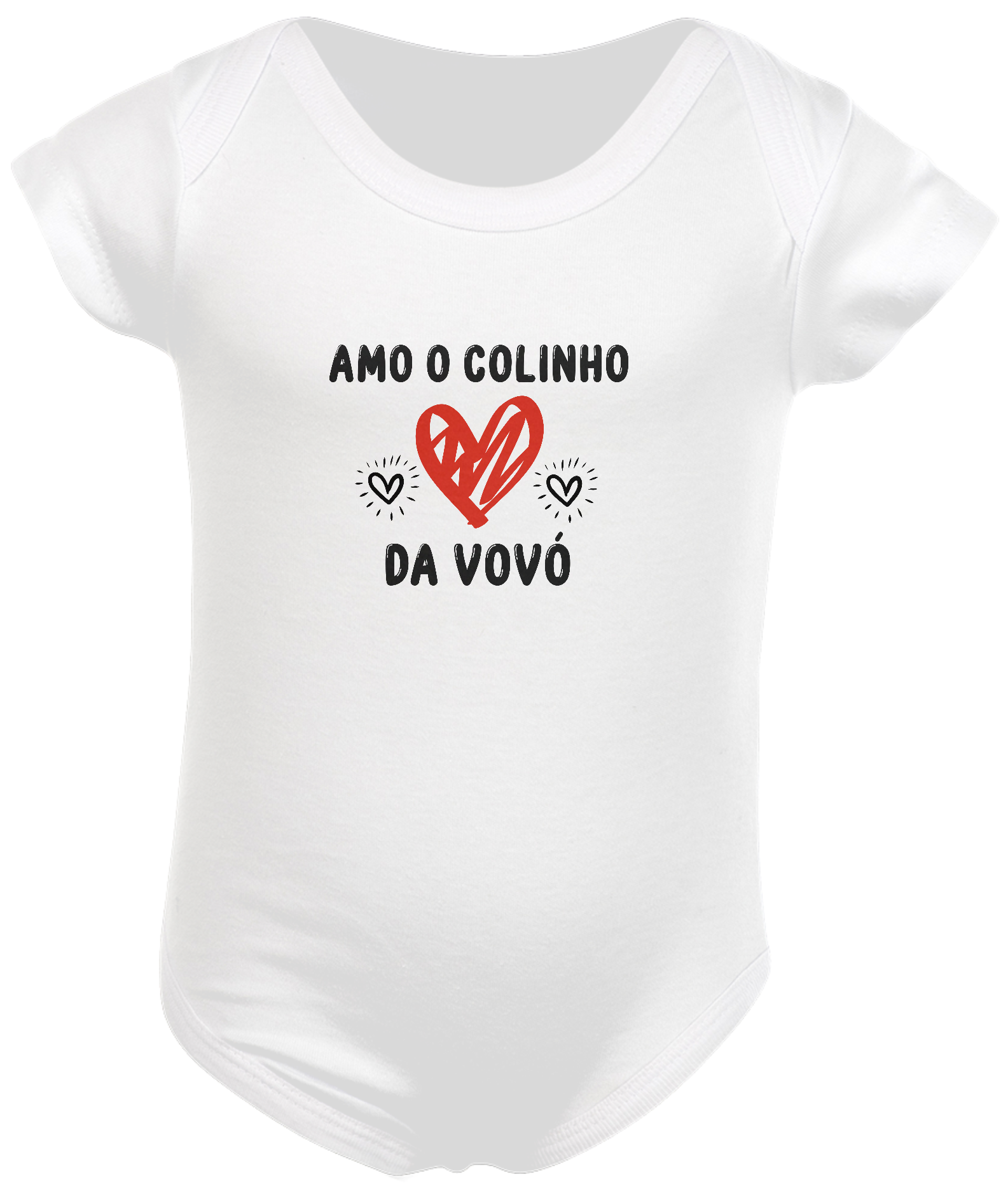 Nome do produto: Body infantil amo o colinho da vovó