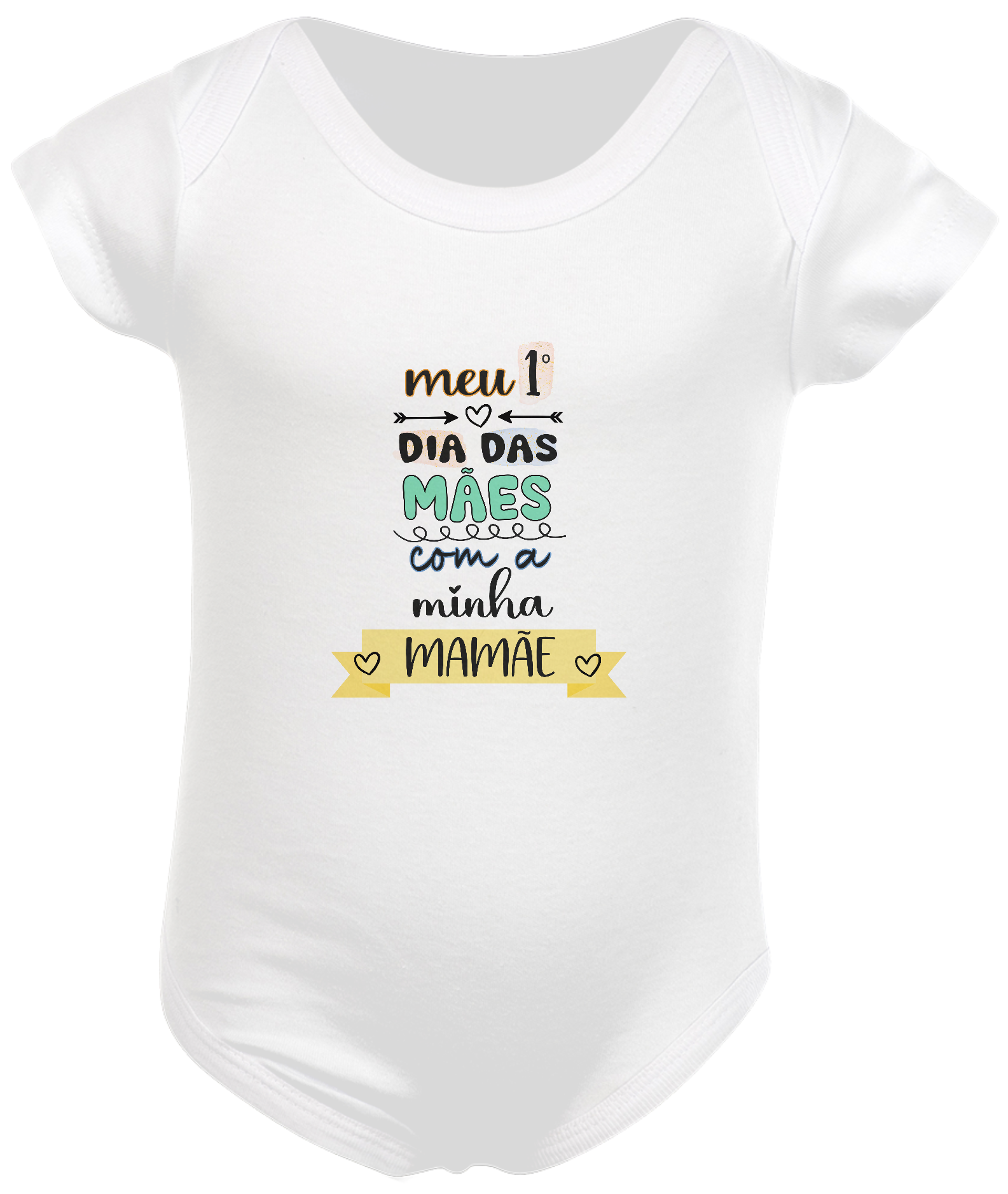 Body infantil meu primeiro dia das mães com minha mamãe