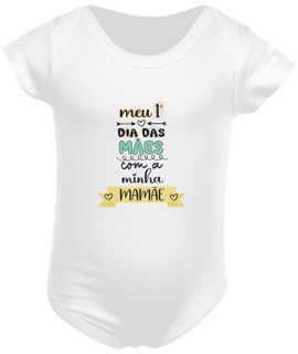 Body infantil meu primeiro dia das mães com minha mamãe