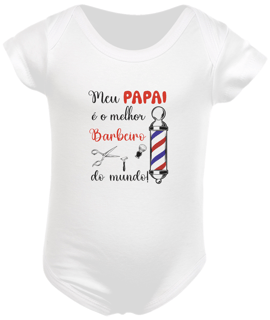Body infantil papai barbeiro