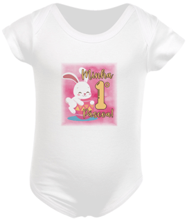 Body infantil minha primeira páscoa