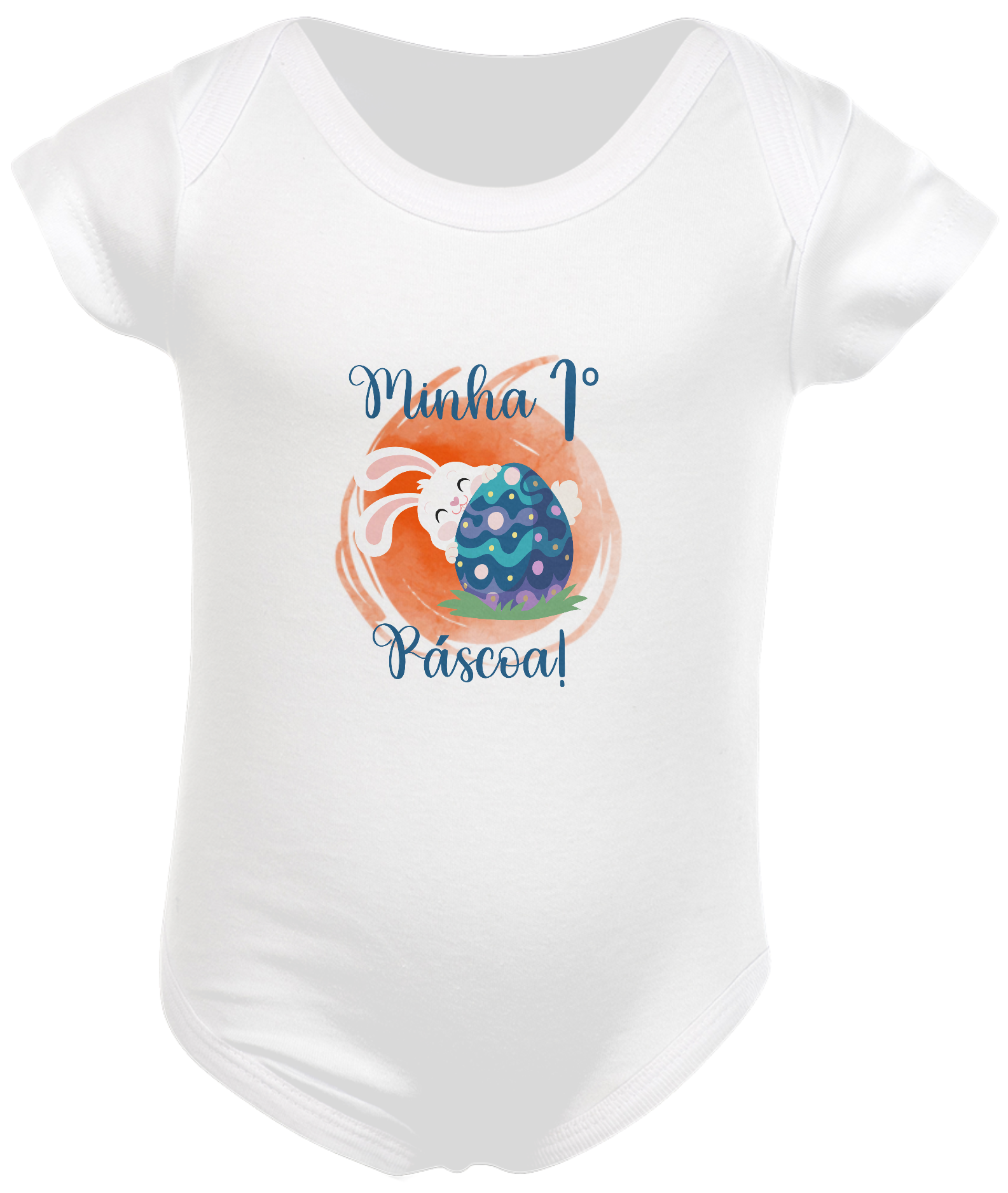 Body infantil minha primeira páscoa