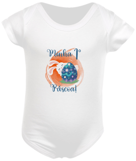 Body infantil minha primeira páscoa