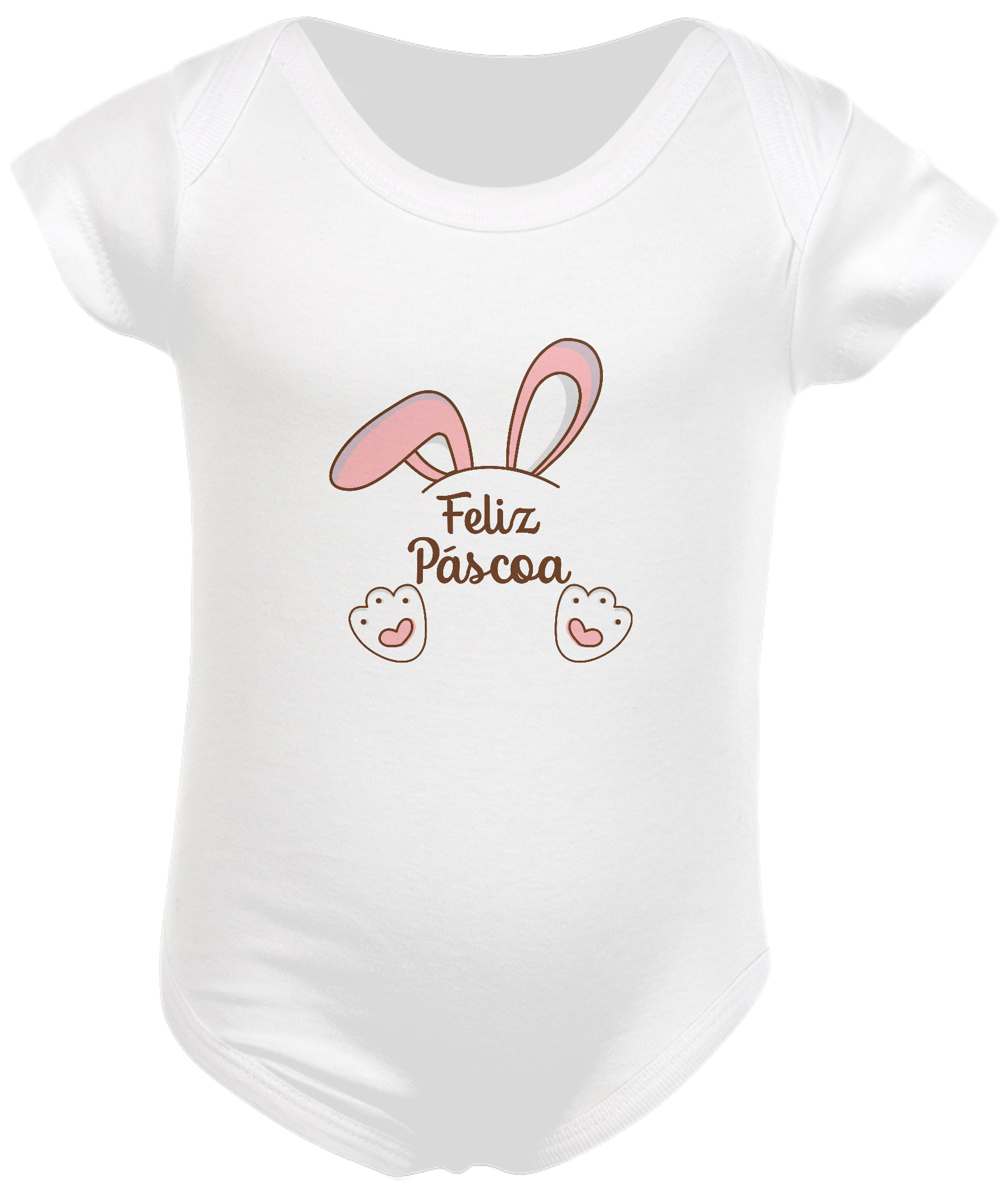 Body infantil feliz páscoa