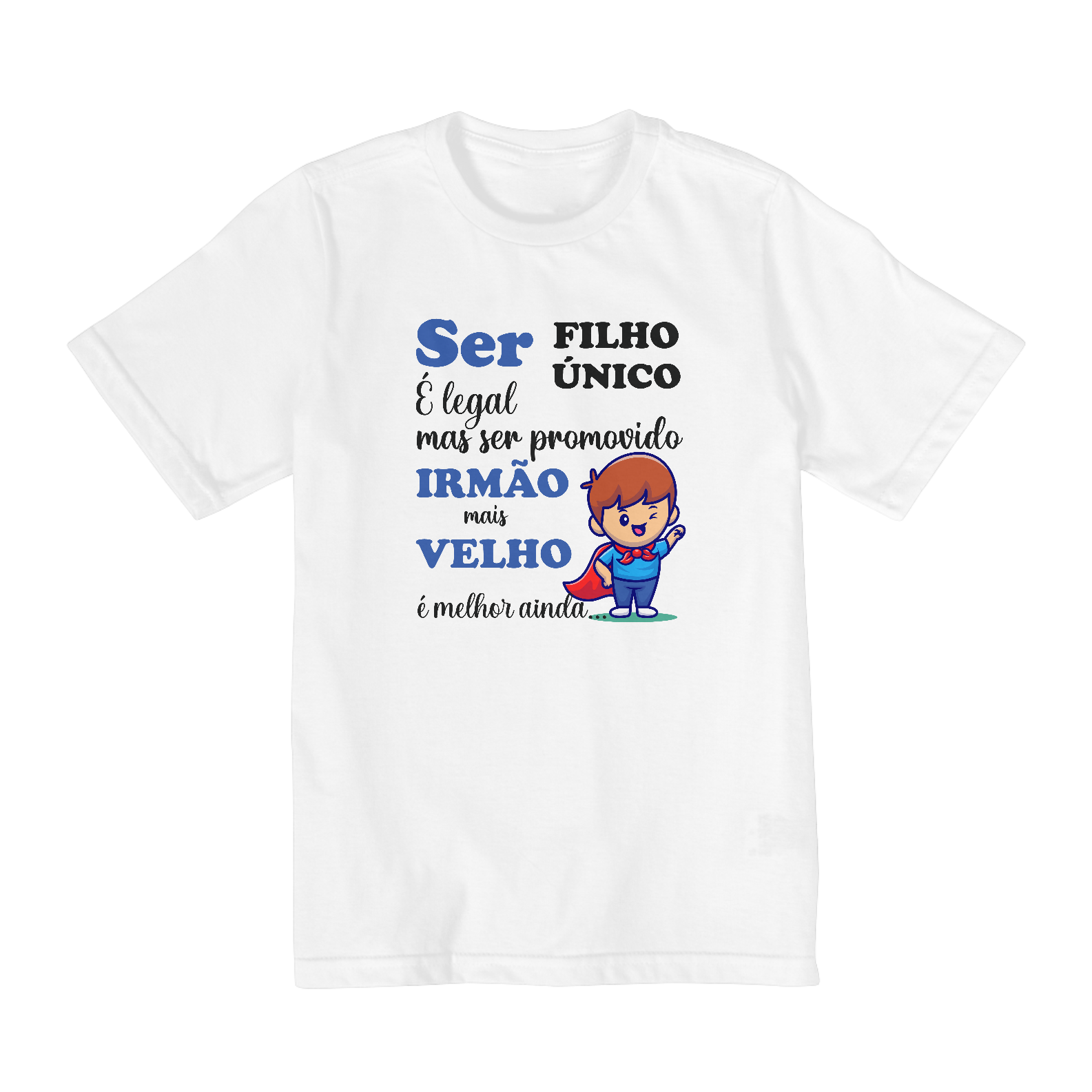 Camiseta quality infantil irmão mais velho