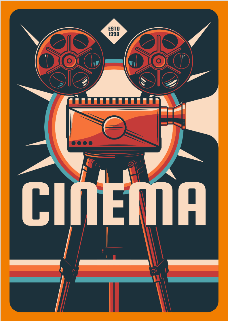 Poster retrato cinema