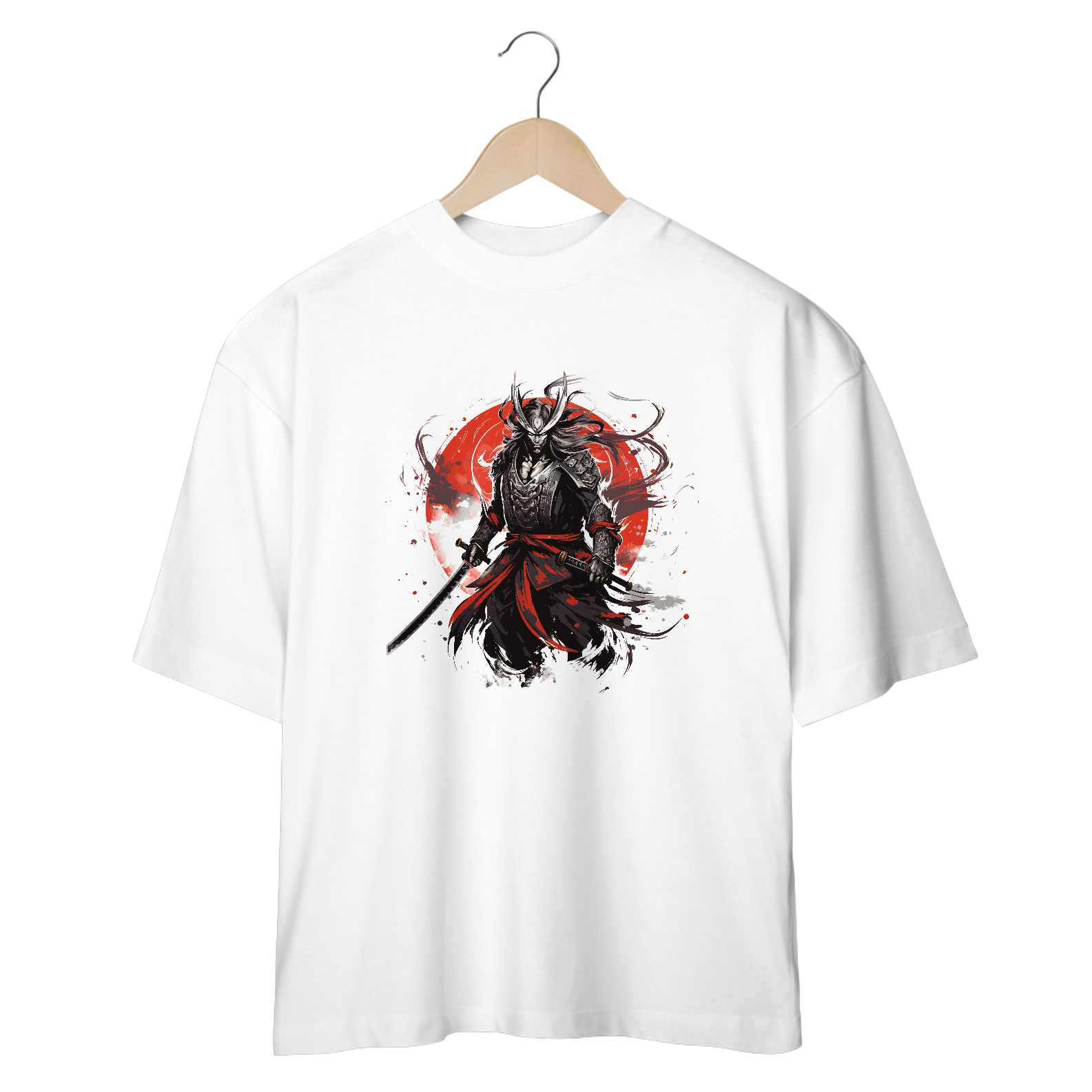 Camiseta oversized samurai